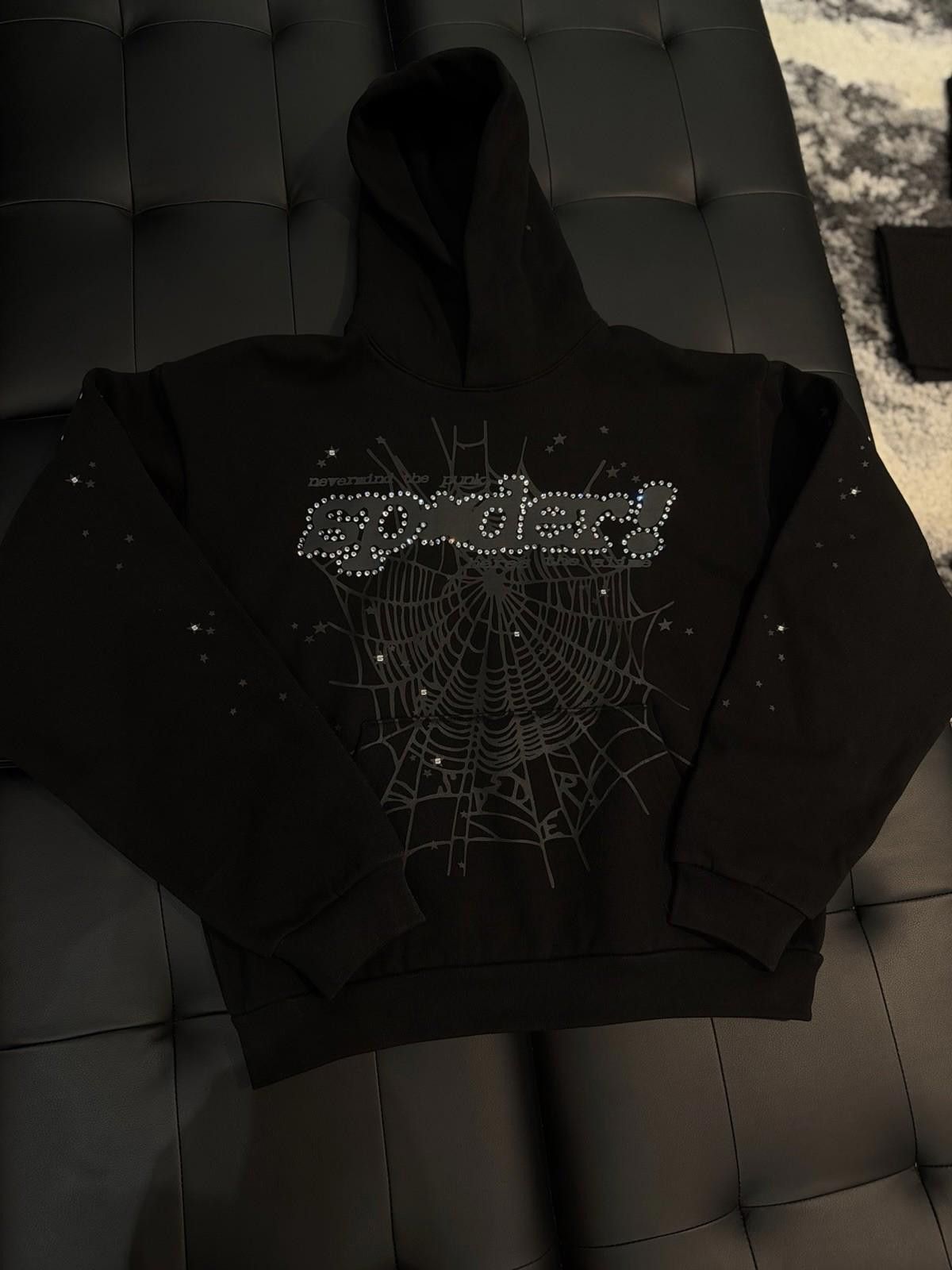 Sp5der Sp5der Black VVS Stone Hoodie Size Large 2026 100% Authentic Size US L / EU 52-54 / 3 - 2 Thumbnail