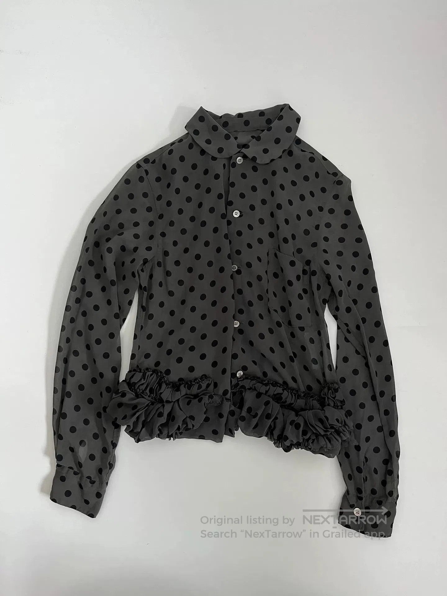 Rei Kawakubo Comme des Garçons Polka Dot Shirt. Size XS / US 0-2 / IT 36-38 - 4 Thumbnail