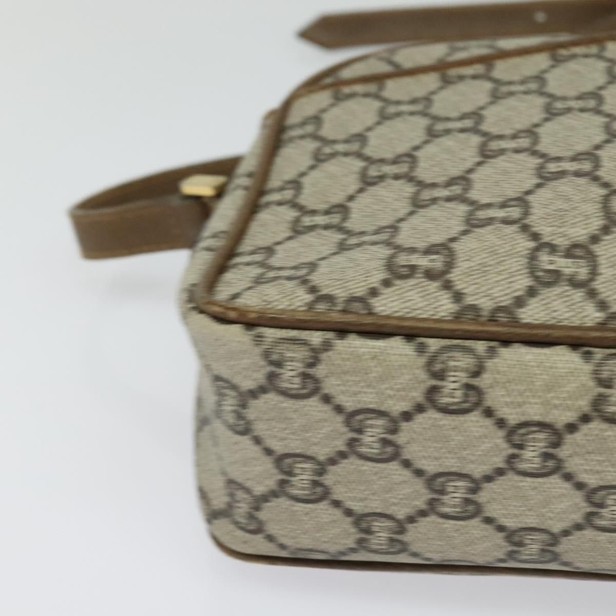 Gucci GUCCI GG Plus Supreme Shoulder Bag Pvc Beige Gold Size ONE SIZE - 10 Thumbnail
