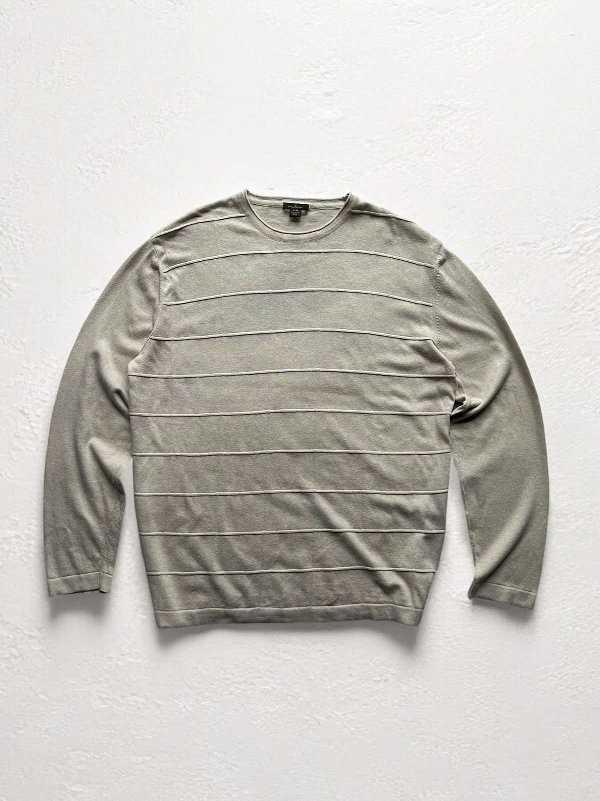 Ermenegildo Zegna × Z Zegna ERMENEGILDO ZEGNA GREEN LABEL SWEATER CREWNECK SWEATSHIRT Size US L / EU 52-54 / 3 - 1 Thumbnail