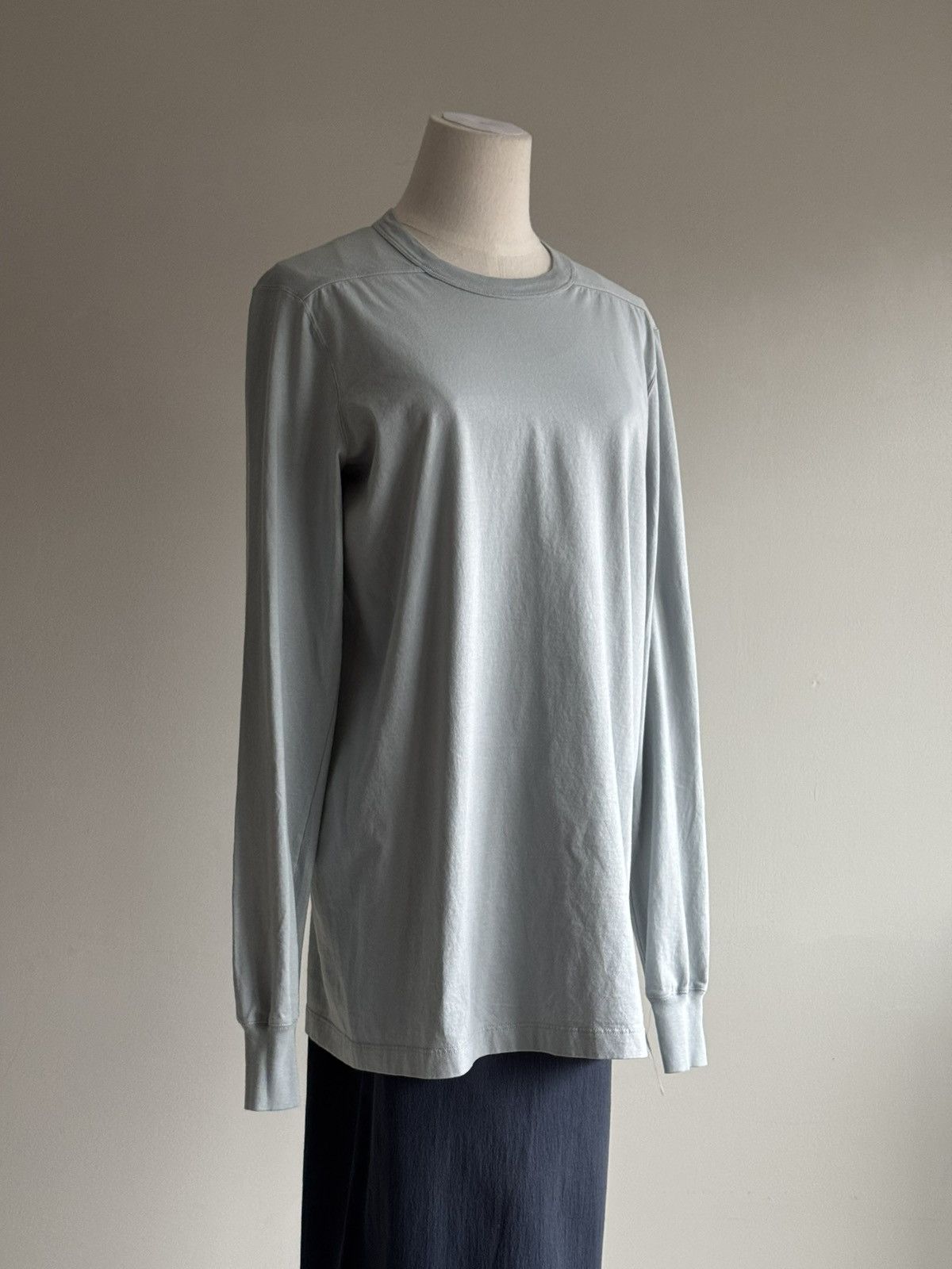 Rick Owens Rick Owens Porterville Long sleeve level t shirt sz S pale Size US S / EU 44-46 / 1 - 2 Thumbnail