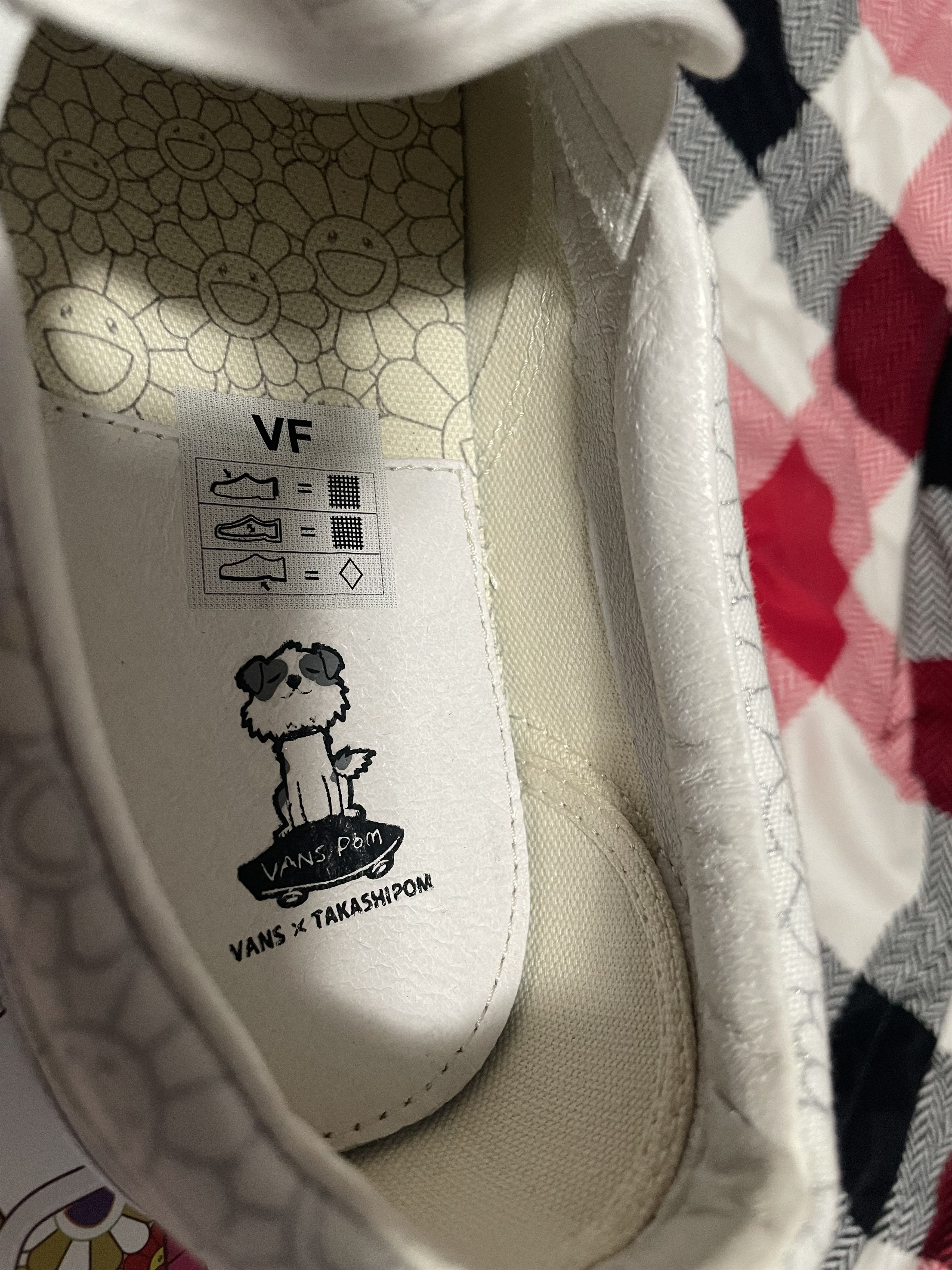 Vans VANS X TAKASHI MURAKAMI SLIP-ON LX FLOWER SILVER LINE Size US 9 / EU 42 - 4 Thumbnail