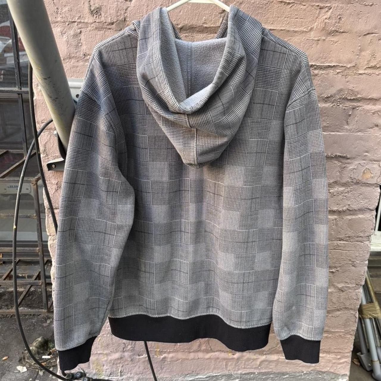 Southpole Y2K Southpole Black and Grey Plaid Zip Up Hoodie Sweatshirt Size US L / EU 52-54 / 3 - 2 Thumbnail