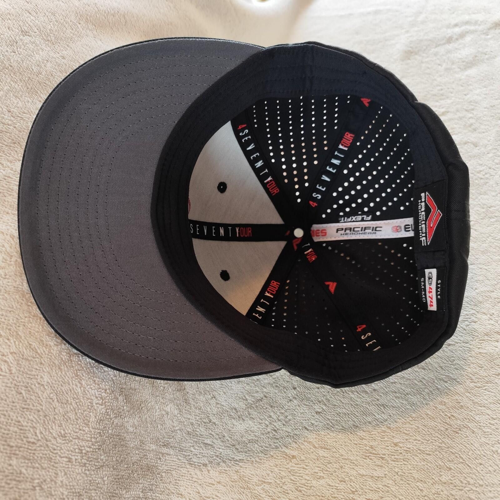 Other black Pacific Headwear Flexfit cap with an embroidered S/M Size ONE SIZE - 7 Thumbnail