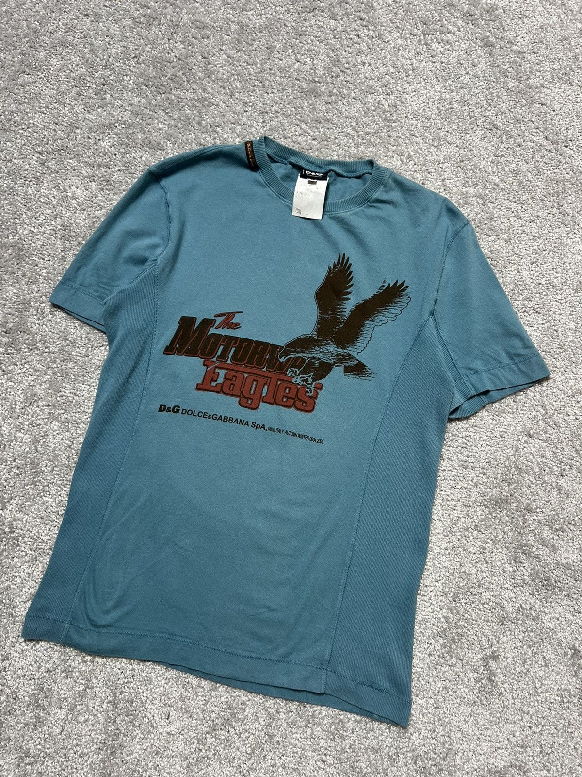 Dolce & Gabbana Dolce & Gabbana The Motorway Eagles Milan AW 2004 2005 Tee Size US S / EU 44-46 / 1 - 2 Thumbnail