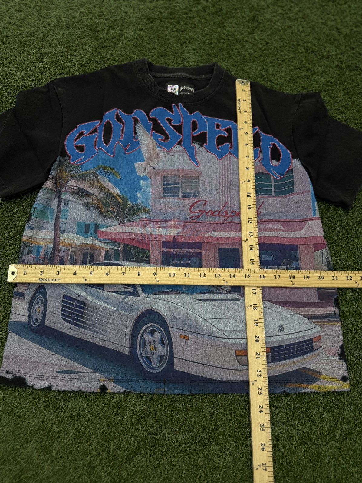 Godspeed Godspeed Black Miami Car Tee Shirt Size XS (NEW) Size US XS / EU 42 / 0 - 11 Thumbnail