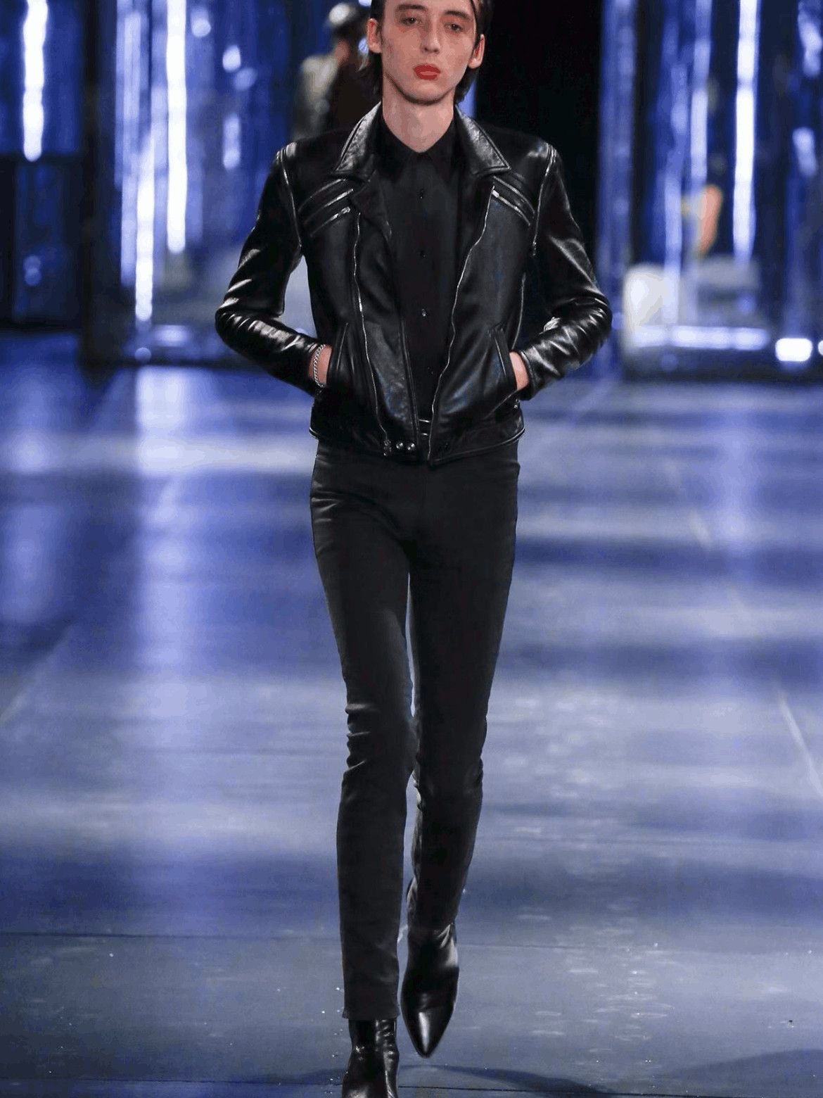 Saint Laurent Paris Sz 48 Saint Laurent Paris 15AW Multi Zipper Leather Jacket Size US M / EU 48-50 / 2 - 6 Thumbnail