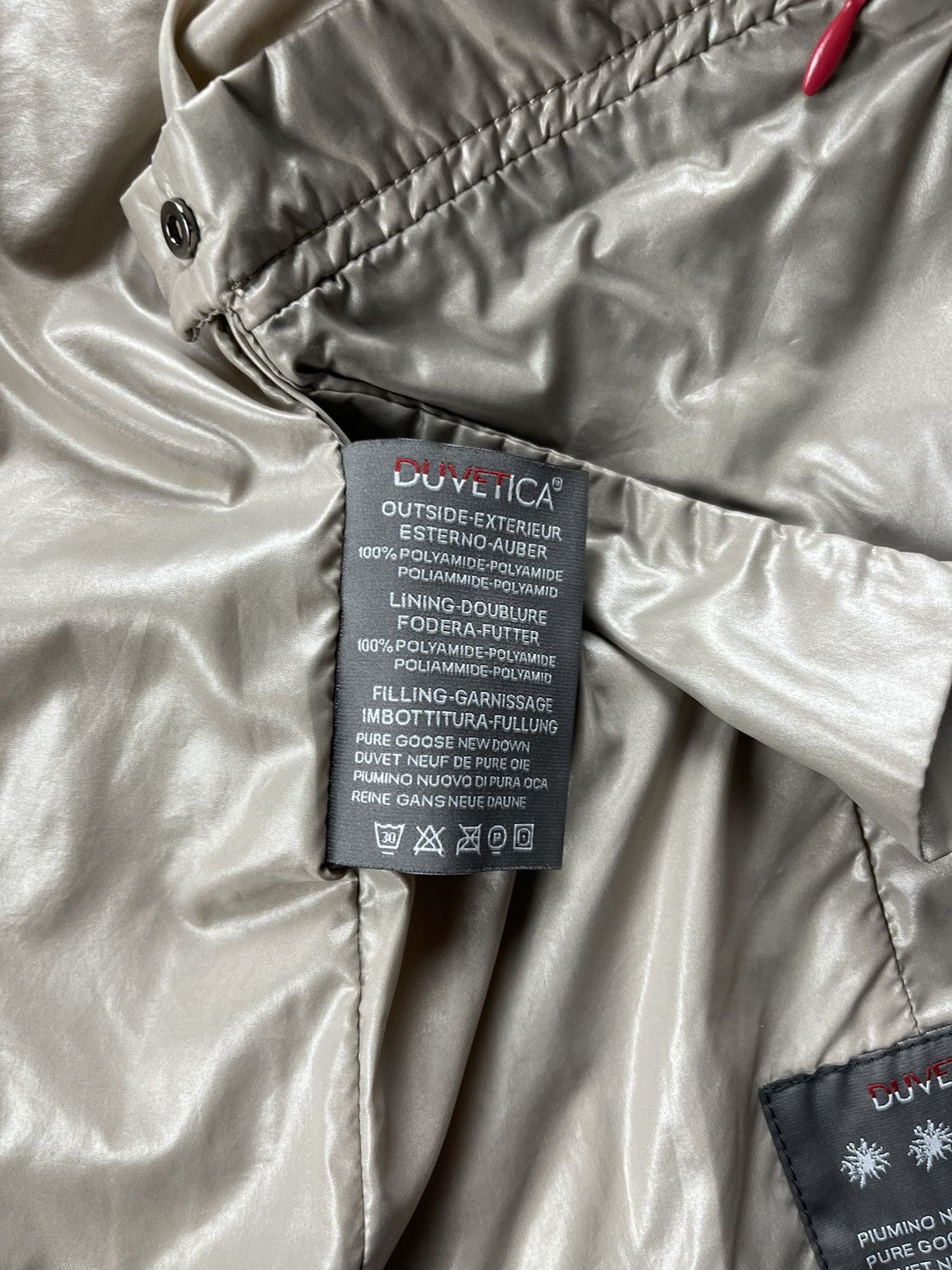 Duvetica Duvetica Lightweight Down Puffer Jacket Taupe Beige Size M / US 6-8 / IT 42-44 - 14 Thumbnail
