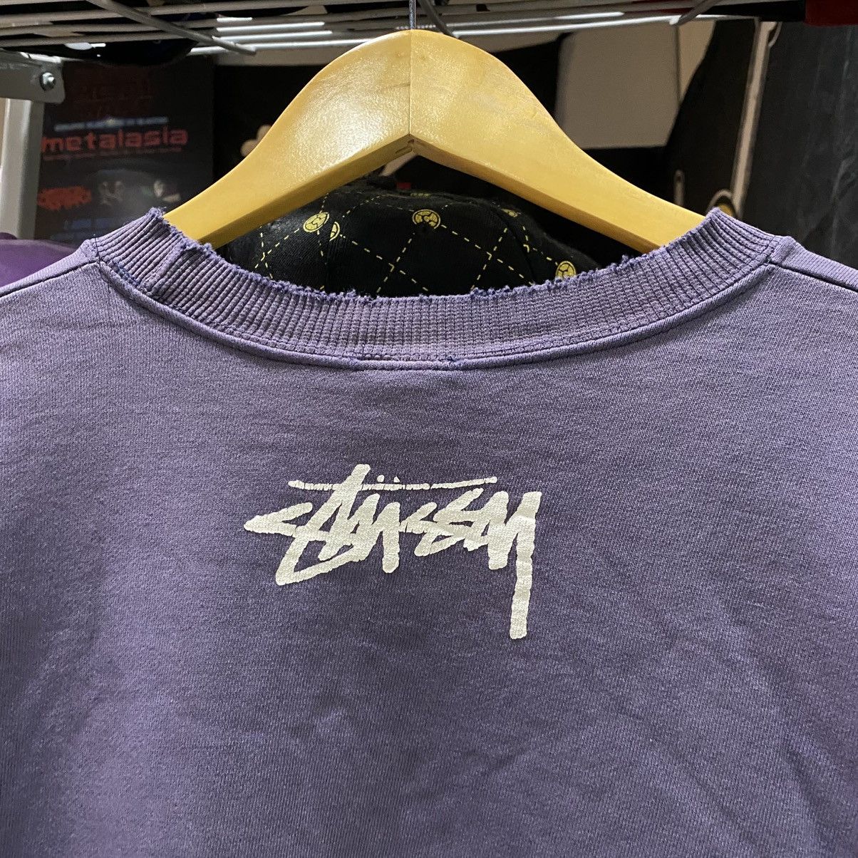 Stussy Vintage 80’s Distress Stussy Peace & Prosperity Sweatshirts Size US M / EU 48-50 / 2 - 10 Thumbnail