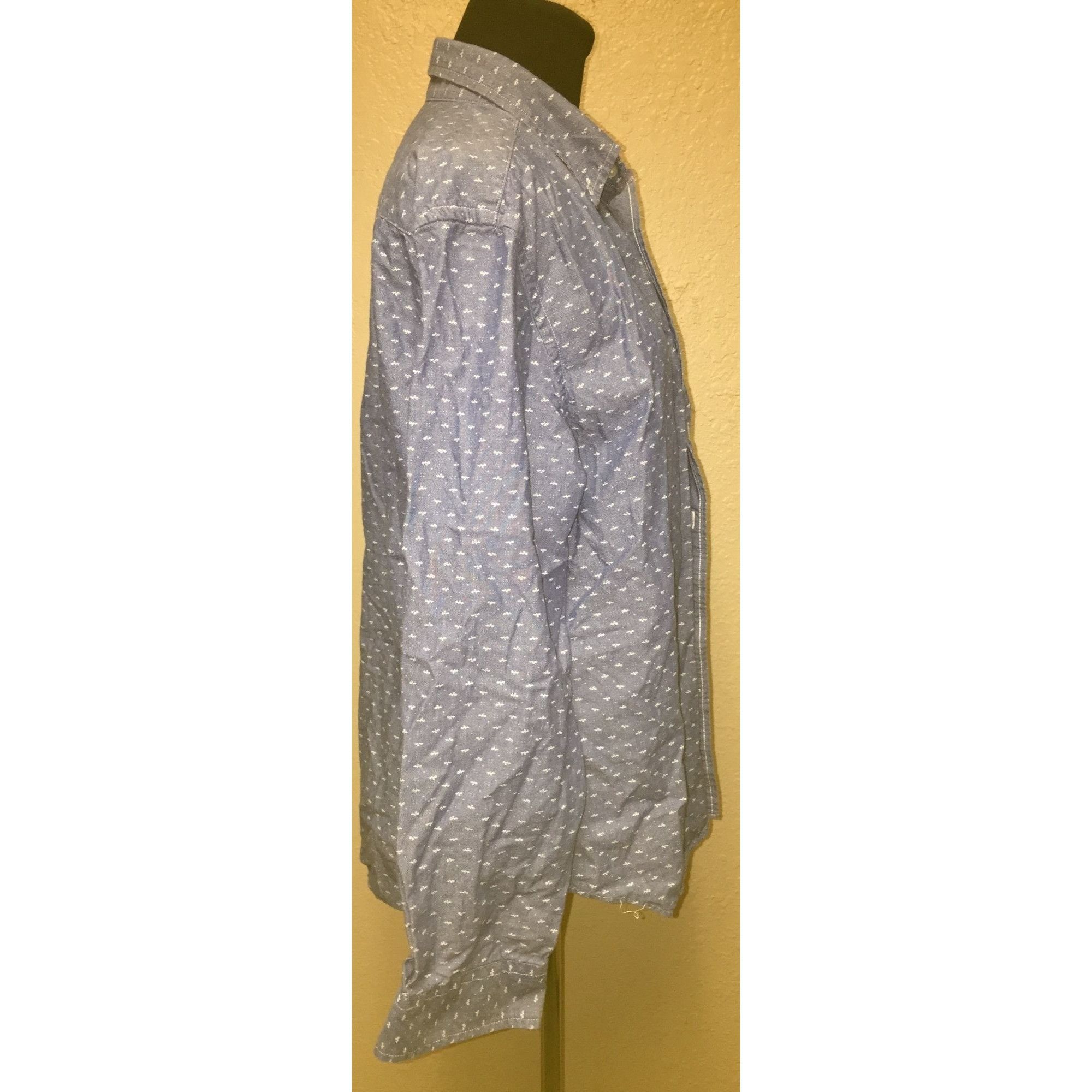 American Eagle Outfitters American Eagle Size Large Prep Fit Button Down Collared Long Size US L / EU 52-54 / 3 - 3 Thumbnail