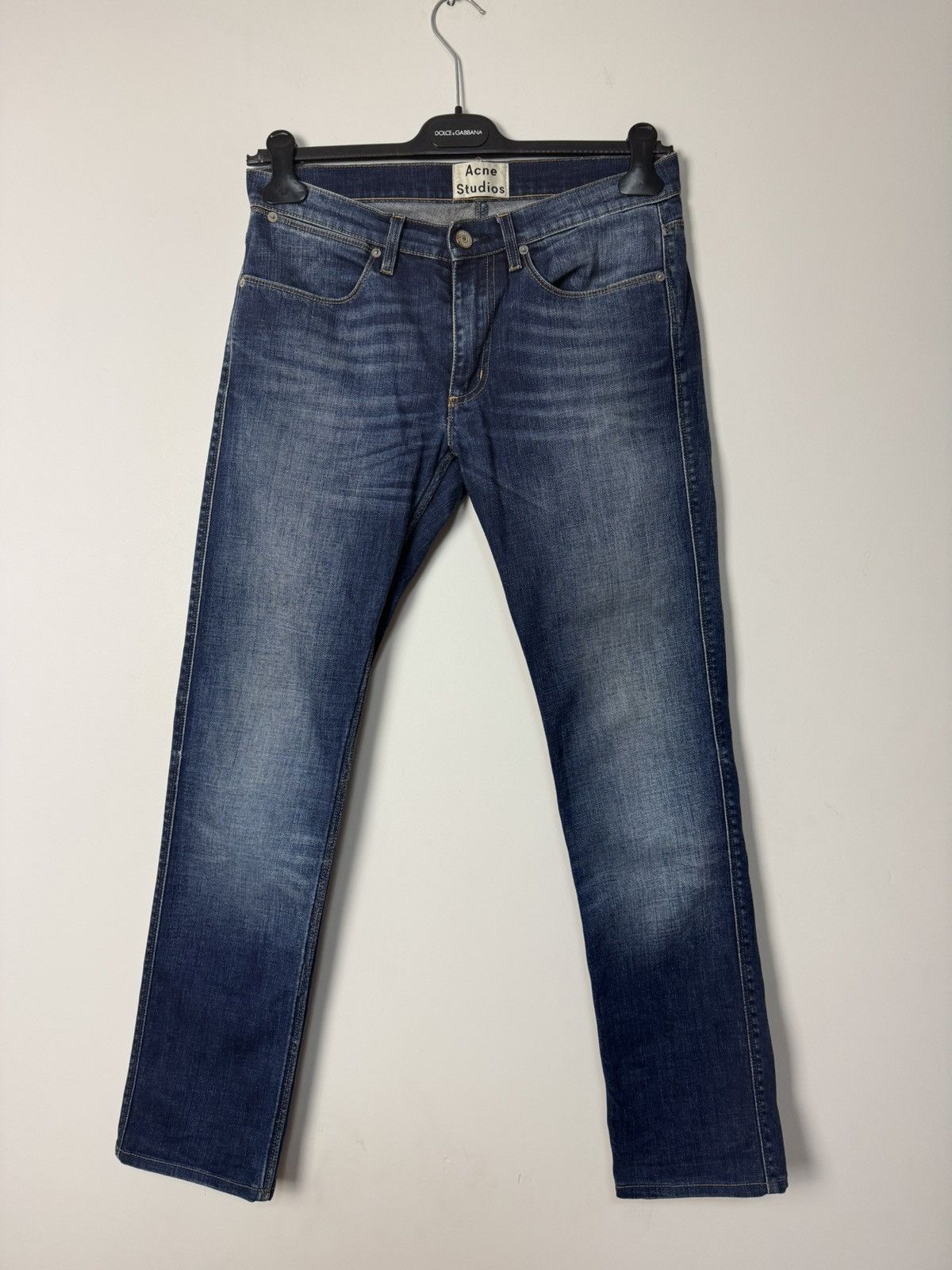 Acne Studios Acne Studios Max Prince Mid Wash Jeans Luxury Designer Size US 30 / EU 46 - 1 Thumbnail