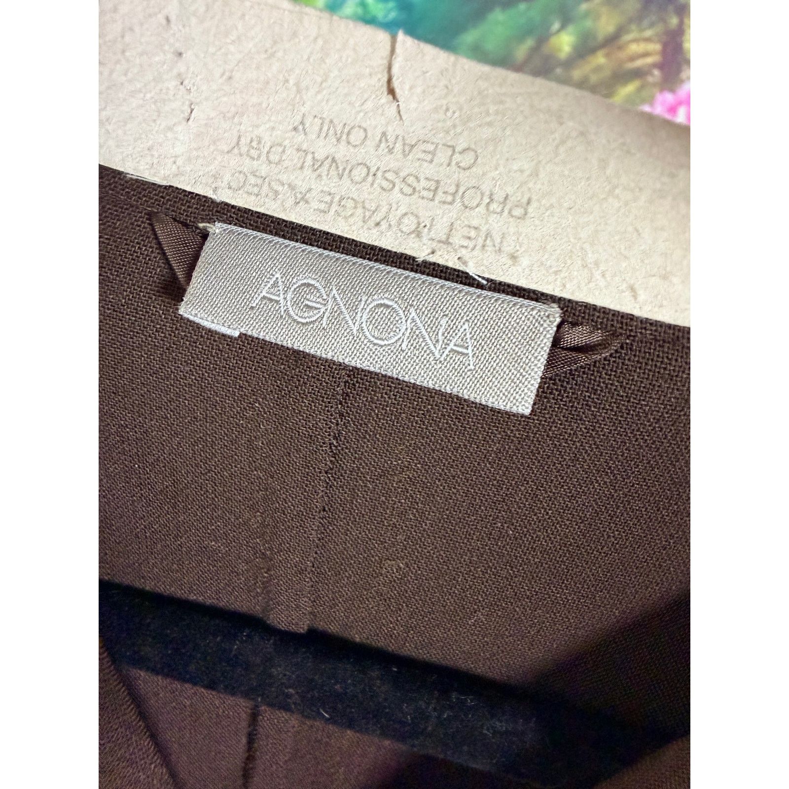 Agnona 0256 Agnona Wool Lycra Blazer IT 42 US 6 Brown Made Italy Size M / US 6-8 / IT 42-44 - 3 Thumbnail