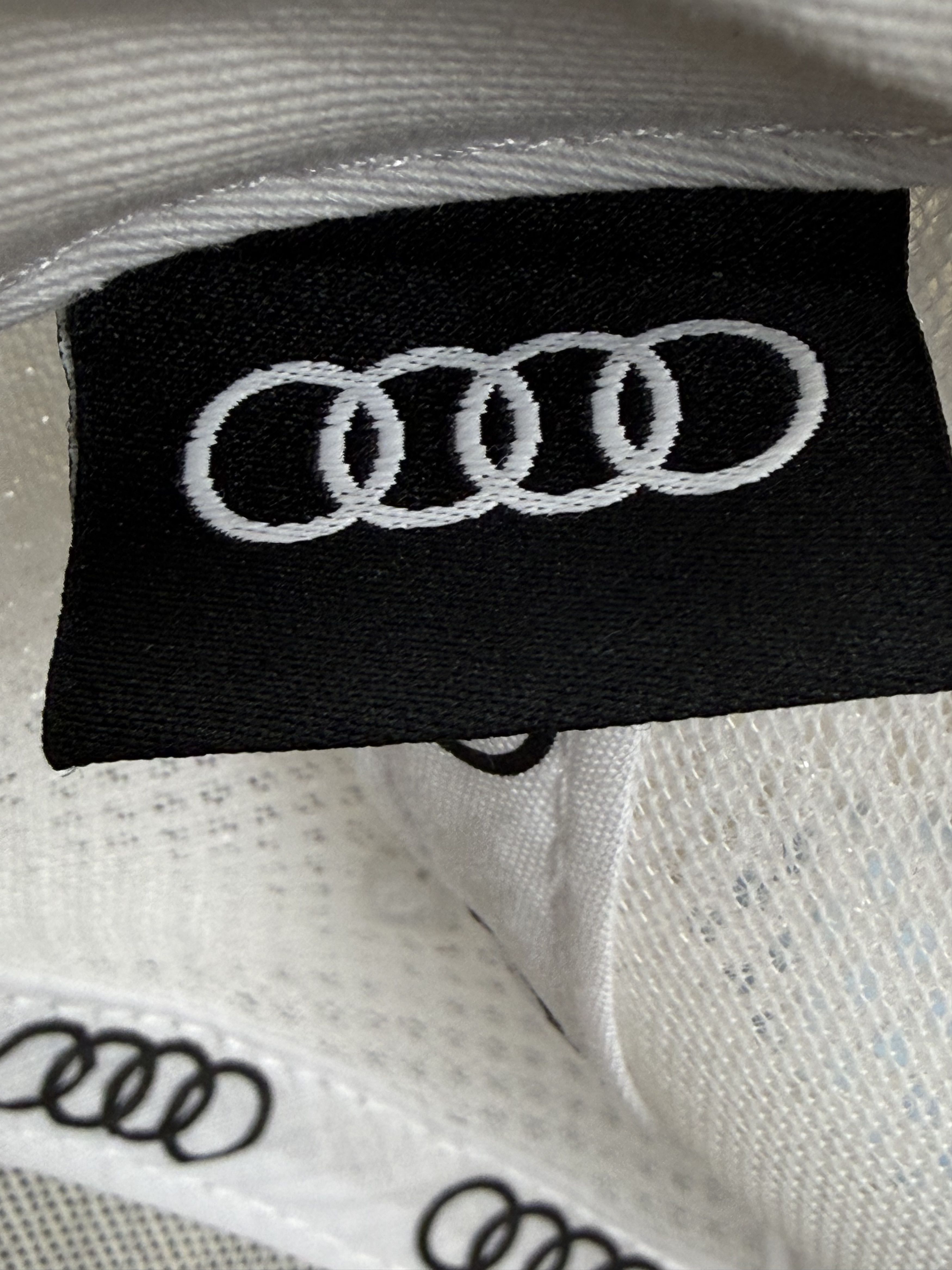 Audi Audi Quattro Cup Flat Visor Genuine Cap Hat White Authentic Size ONE SIZE - 7 Thumbnail
