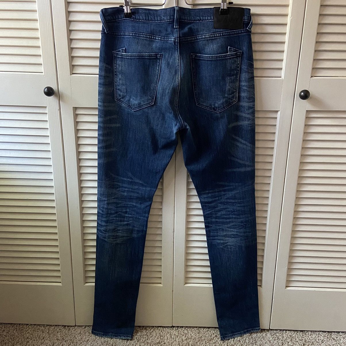 Prps PRPS Stretch Slim Blue Denim Jeans Pants Faded Color Dri Size US 33 - 10 Thumbnail