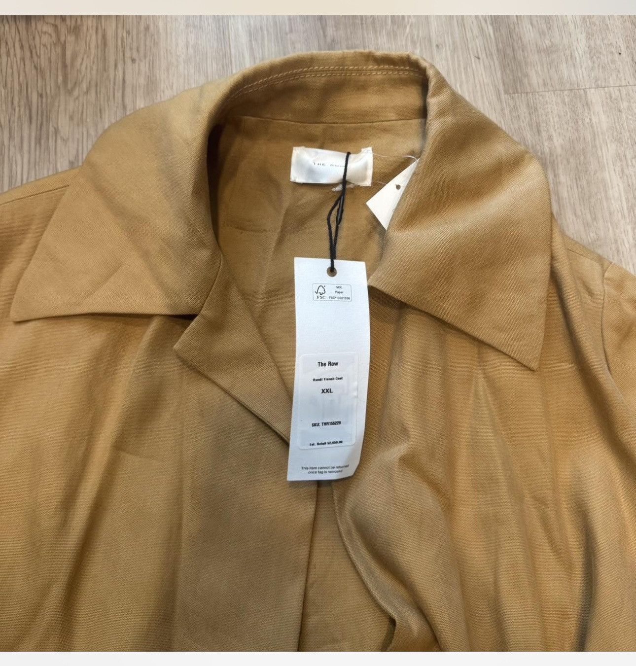 The Row The row trench coat Size XXL / US 16-18 / IT 52-54 - 3 Thumbnail