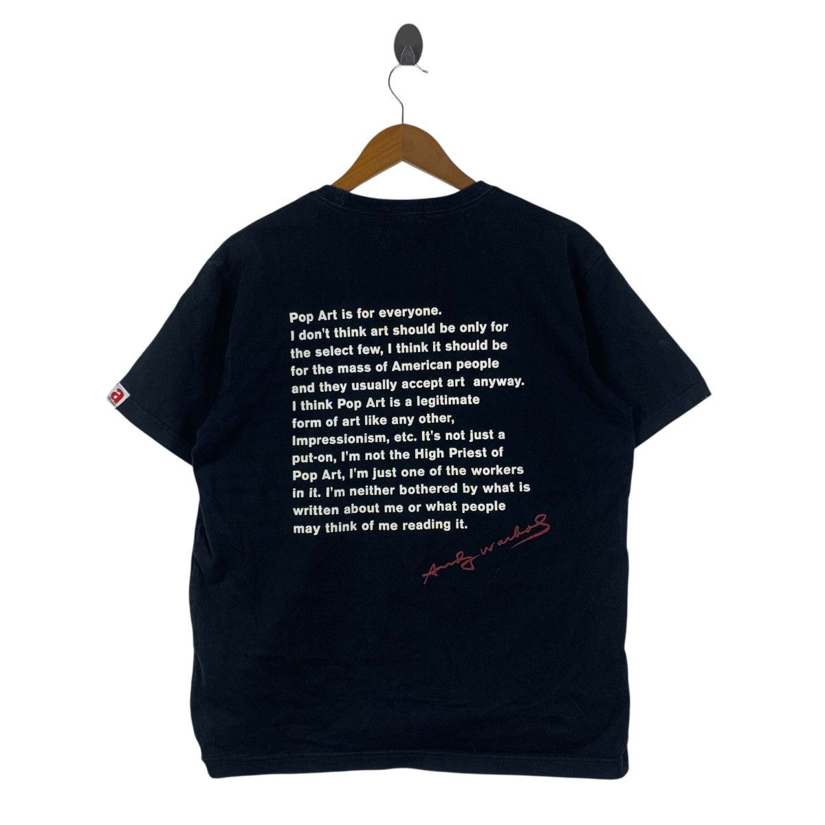Andy Warhol Vintage ANDY WARHOL x UNIQLO Overprint Pop Art Is For TShirt Size US XL / EU 56 / 4 - 4 Thumbnail