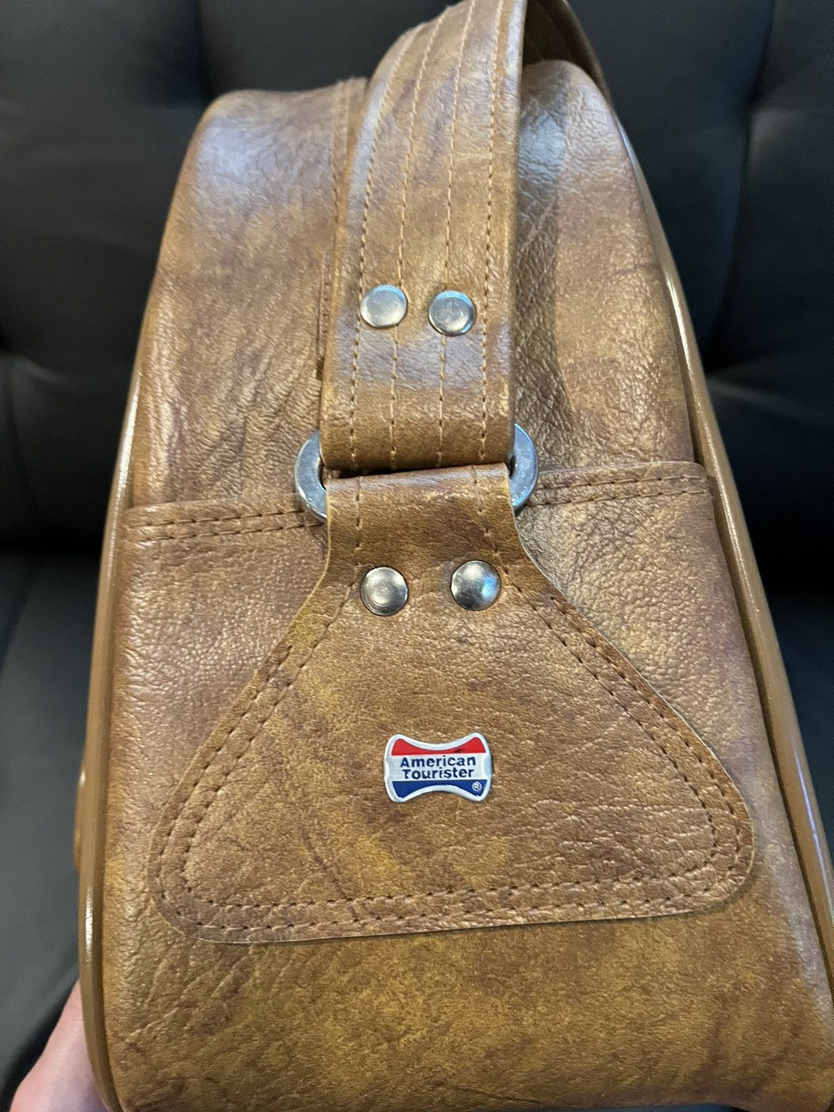 Vintage American Tourister Travel Luggage Messenger Bag