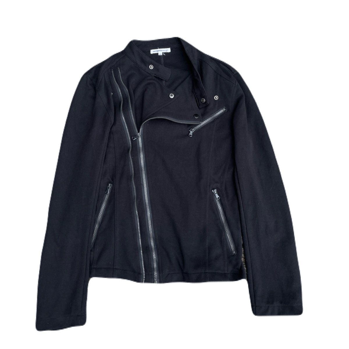 ジャケット・アウター 2000s Real leather multi zip jacket 2000s Semanticdesign Vkei Multi Zip Jacket Japanese archive - www
