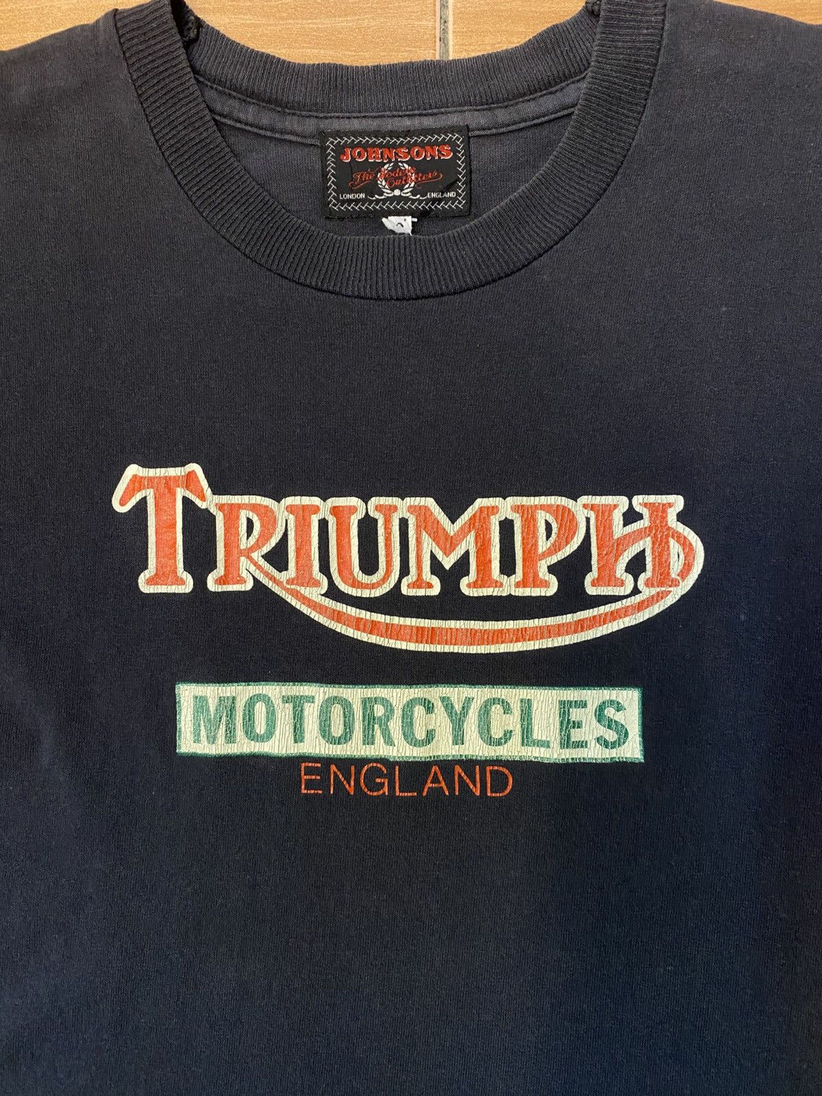 Vintage Vintage Triumph Motorcycle England Size US S / EU 44-46 / 1 - 2 Thumbnail