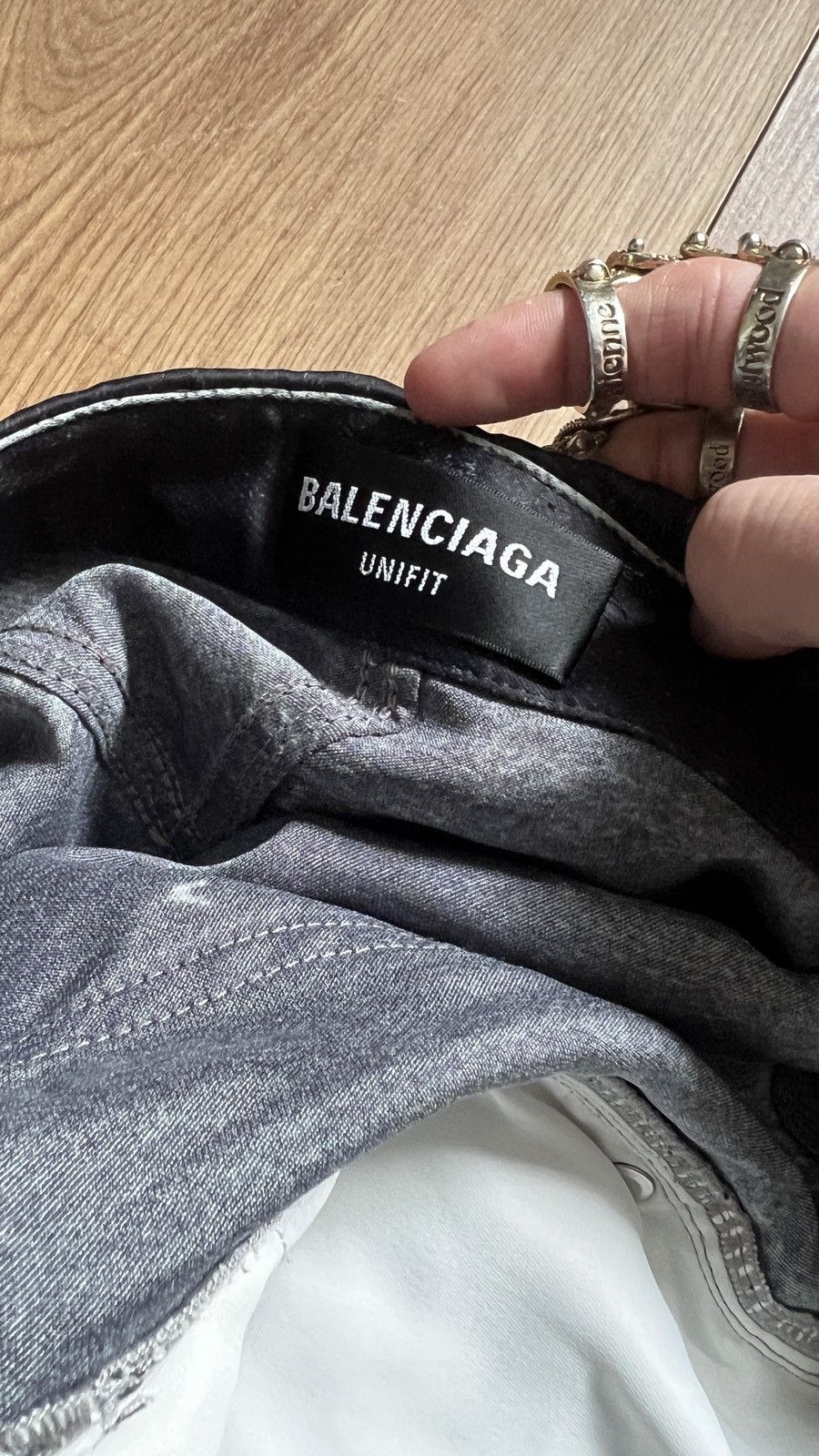 Balenciaga Balenciaga Hybrid Trompe L’oeil Pants Size US 30 / EU 46 - 6 Thumbnail