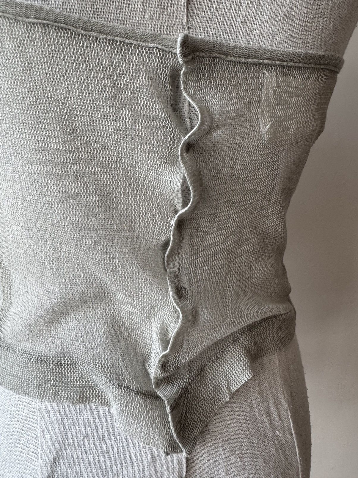 Maison Margiela Maison Martin Margiela 1990's Exposed Seams Halter Mesh Top Size M / US 6-8 / IT 42-44 - 6 Thumbnail