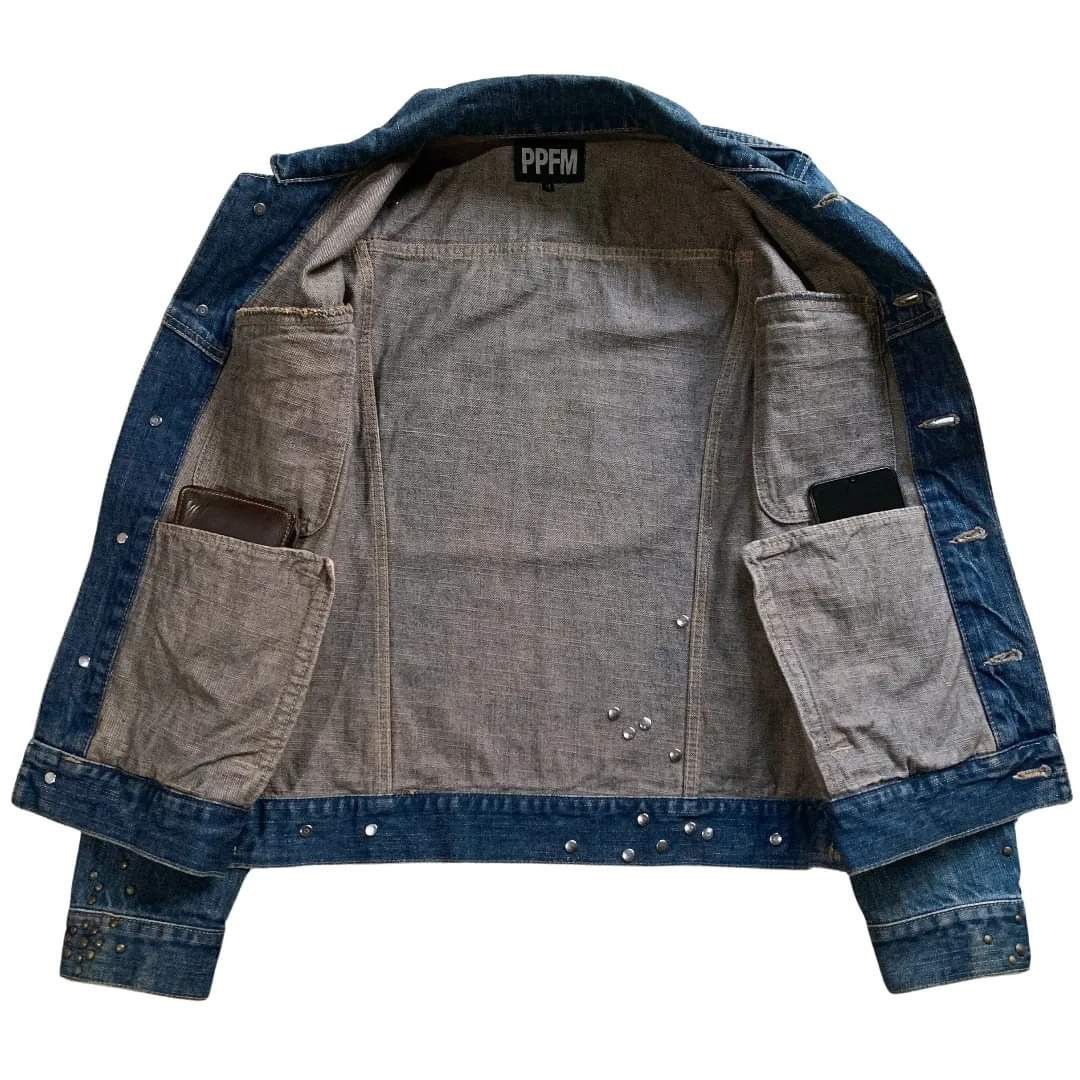 Japanese Brand × PPFM Peyton Place For Men Archive Studded Trucker Jacket Size US M / EU 48-50 / 2 - 3 Thumbnail