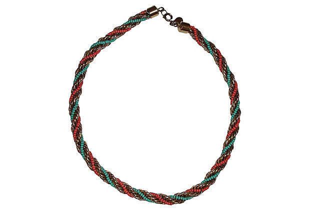 Lanvin Lanvin Twisted Rope Necklace Size ONE SIZE - 3 Thumbnail