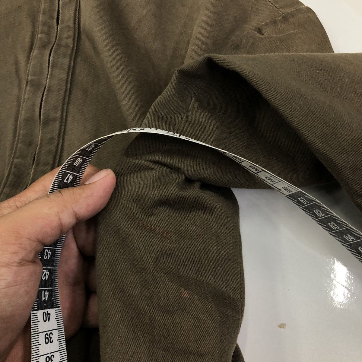 Yohji Yamamoto By Yohji Yamamoto, Y’Saccs Army Green Light Jacket Size US S / EU 44-46 / 1 - 11 Thumbnail