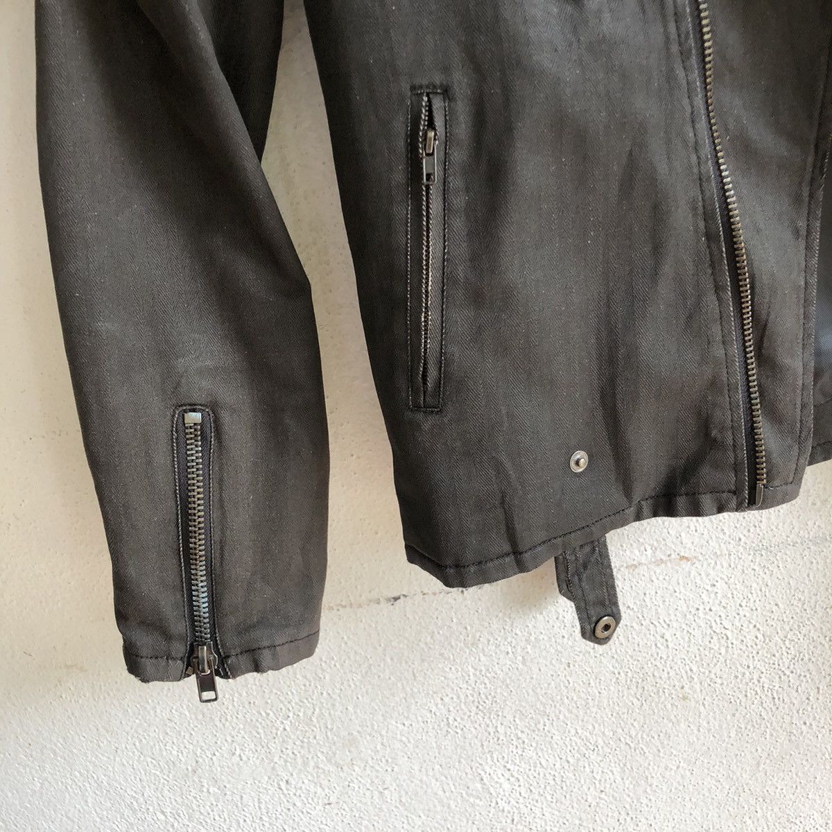 Japanese Brand AGATE denim biker jacket Size US L / EU 52-54 / 3 - 10 Thumbnail