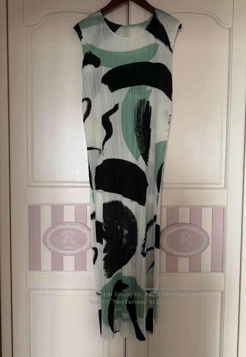 Issey Miyake Issey Miyake Ink-Wash Style Dress Size M / US 6-8 / IT 42-44 - 2 Thumbnail