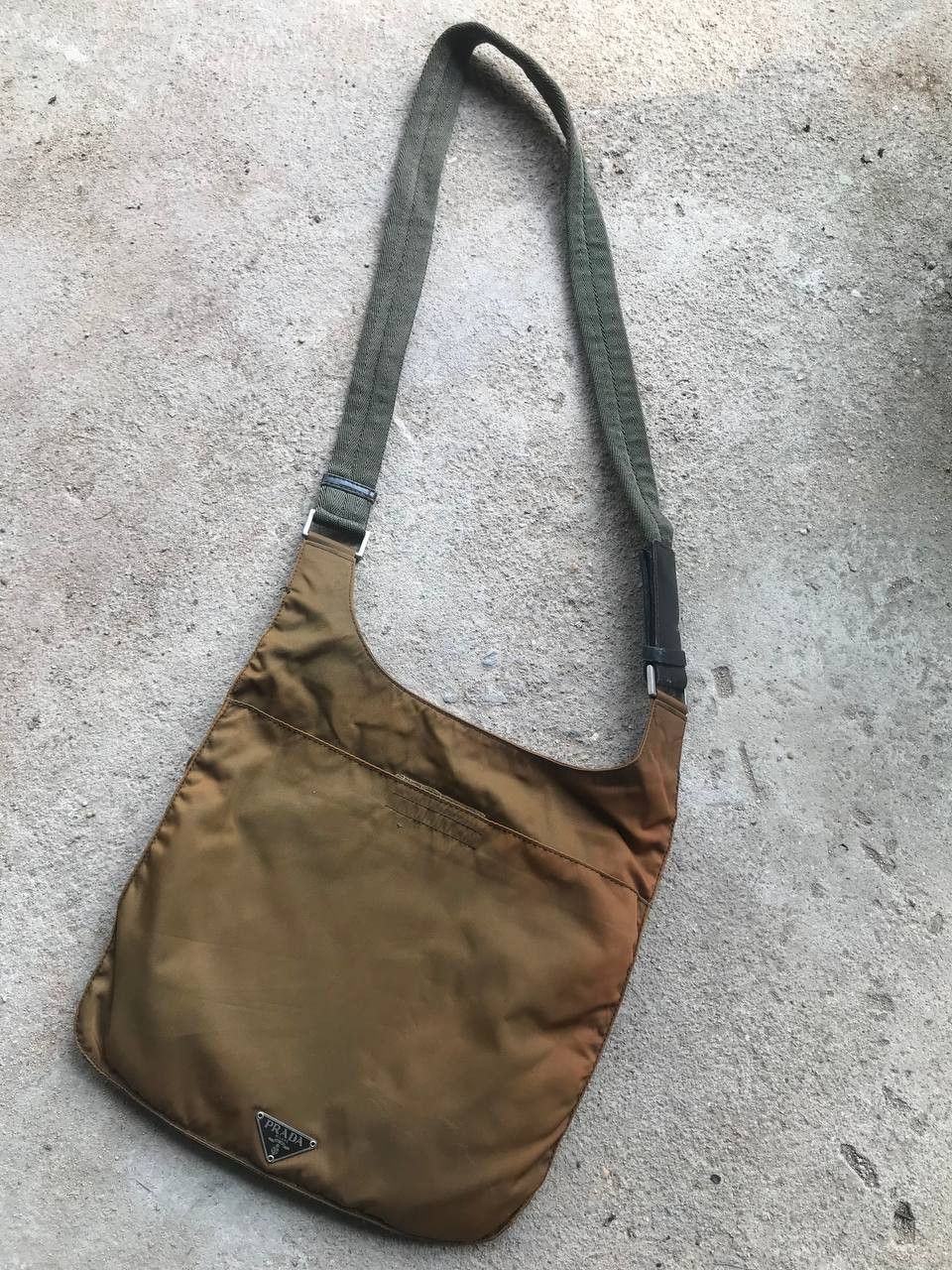 Authentic prada faded shoulder