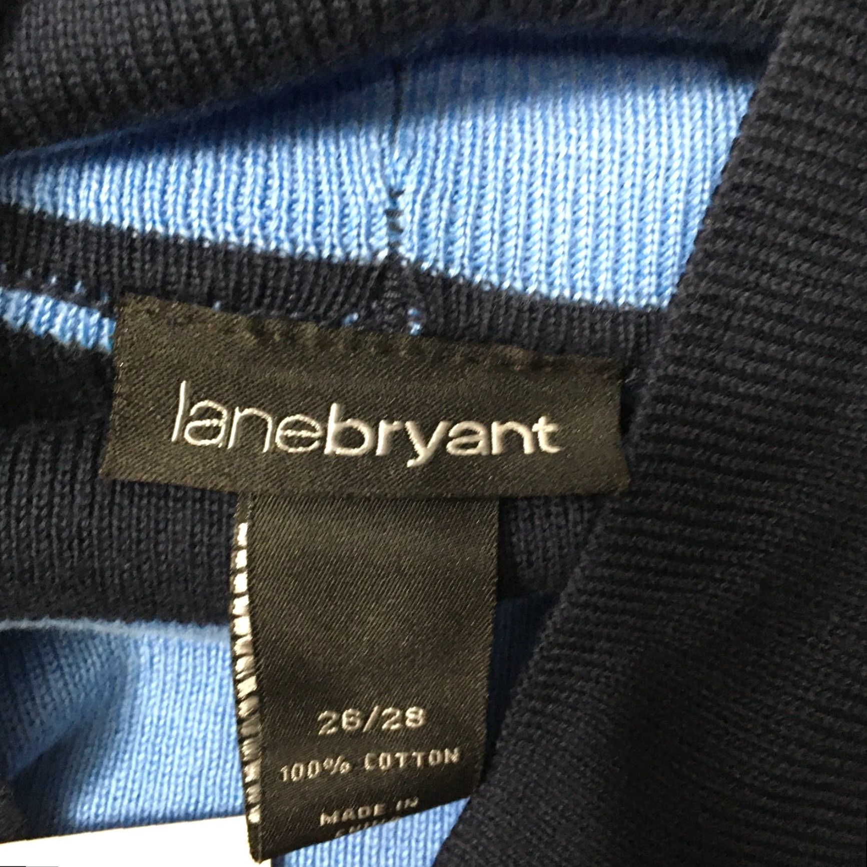 Vintage Lane Bryant Cotton Cowl Neck Knit Sweater Size 28/ XS? wait no. Size 4XL / US 24-26 - 2 Thumbnail