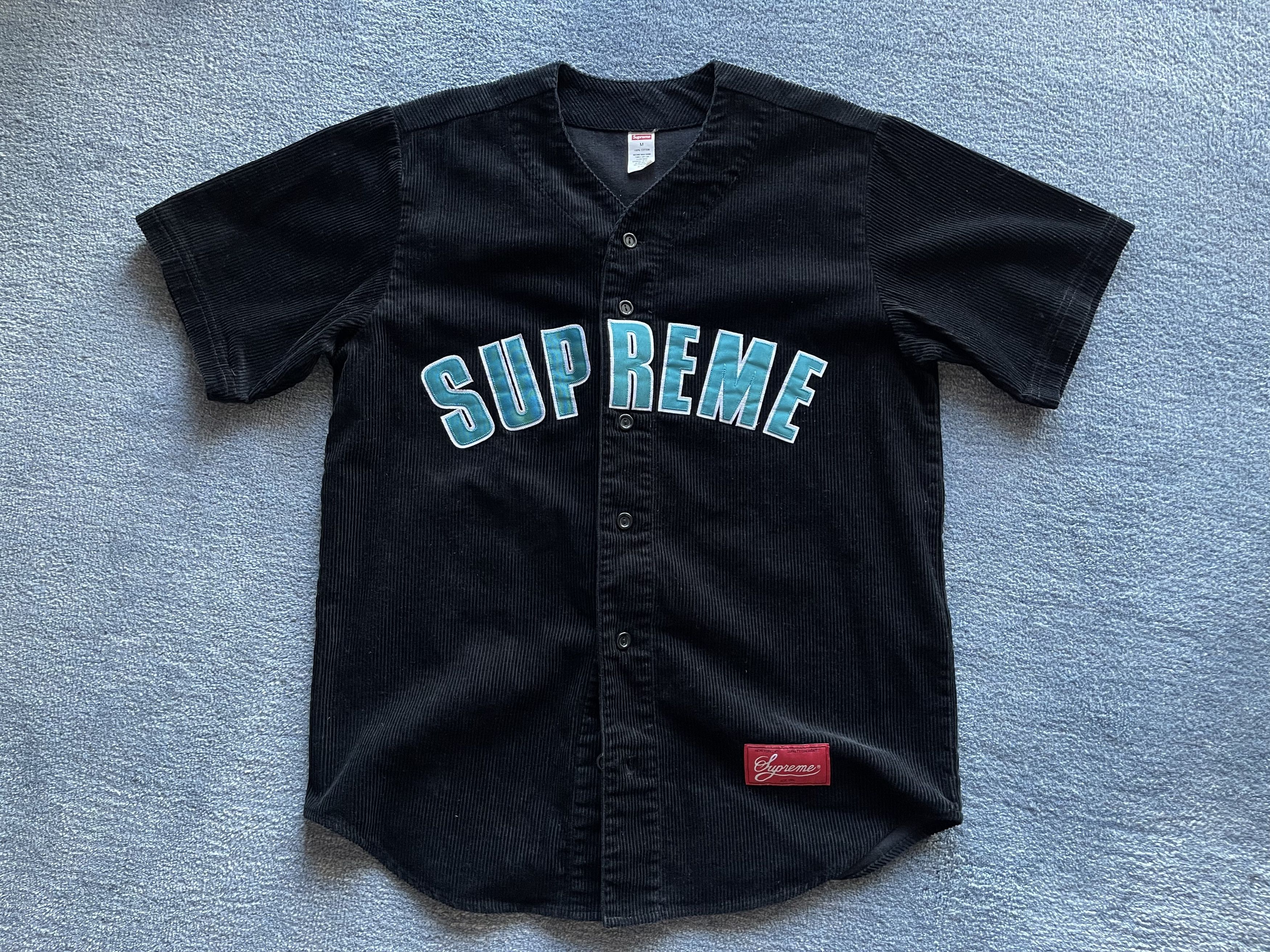 Supreme Supreme Corduroy Baseball Jersey | Grailed