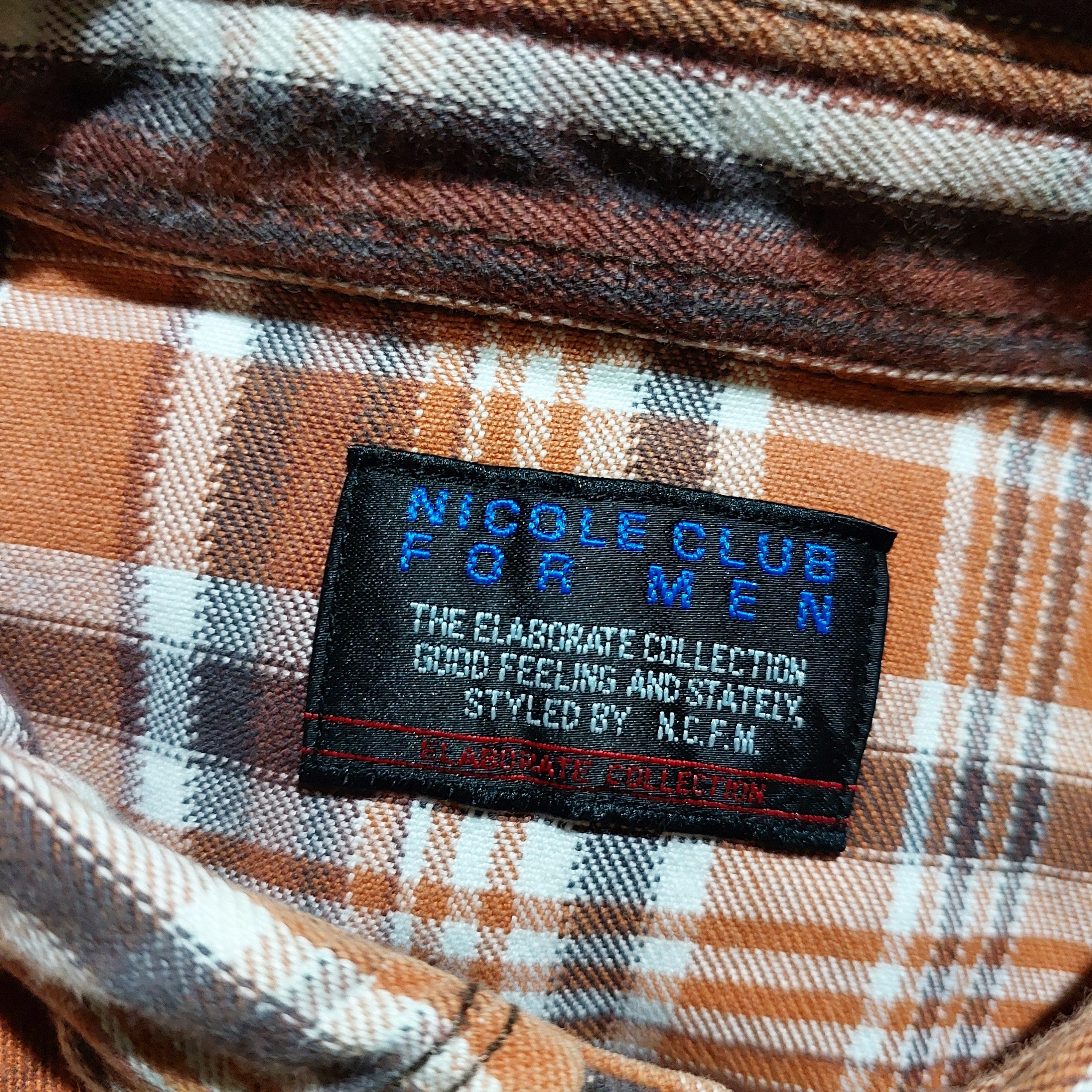 Nicole Club Nicole for men pearl buttons checkered Western shirt Size US S / EU 44-46 / 1 - 8 Thumbnail