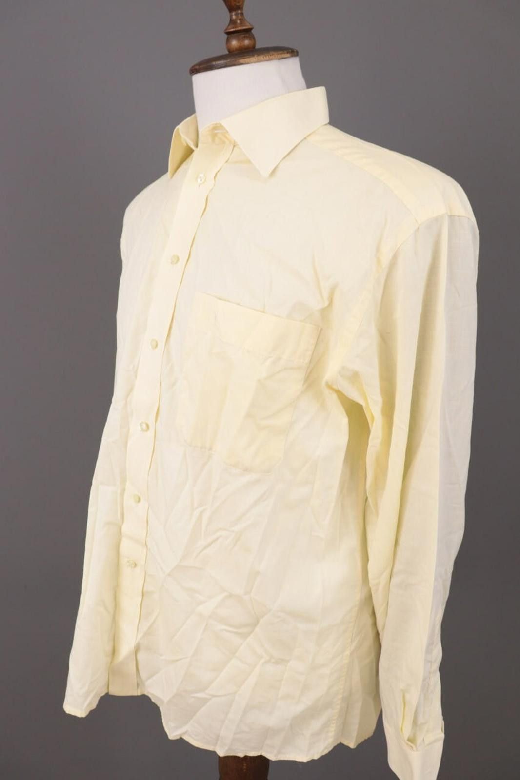 Eton Eton Vintage Yellow Long Sleeve Button Down Shirt Size US M / EU 48-50 / 2 - 7 Thumbnail