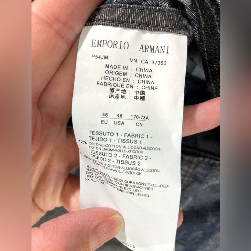 Emporio Armani Emporio Armani Jeans Indigo Camo Twill Shorts Size 48/ US 33 Size US 34 / EU 50 - 8 Thumbnail