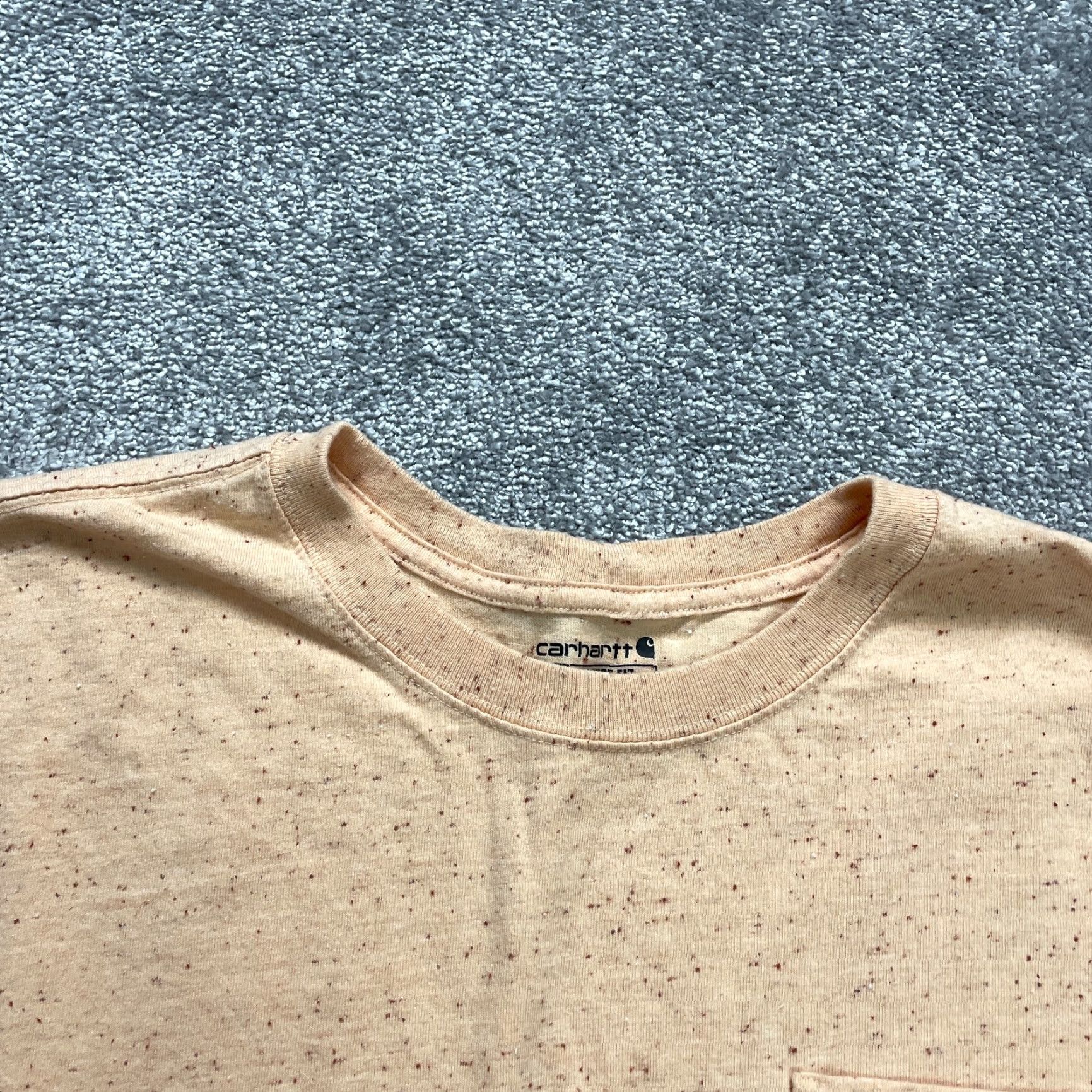 Carhartt Carhartt K87 Loose Fit T-Shirt Men 2XL Orange Crew Neck Cotton Tee Pocket Shirt Casual Classic Outdoor Mens Size US XXL / EU 58 / 5 - 3 Thumbnail