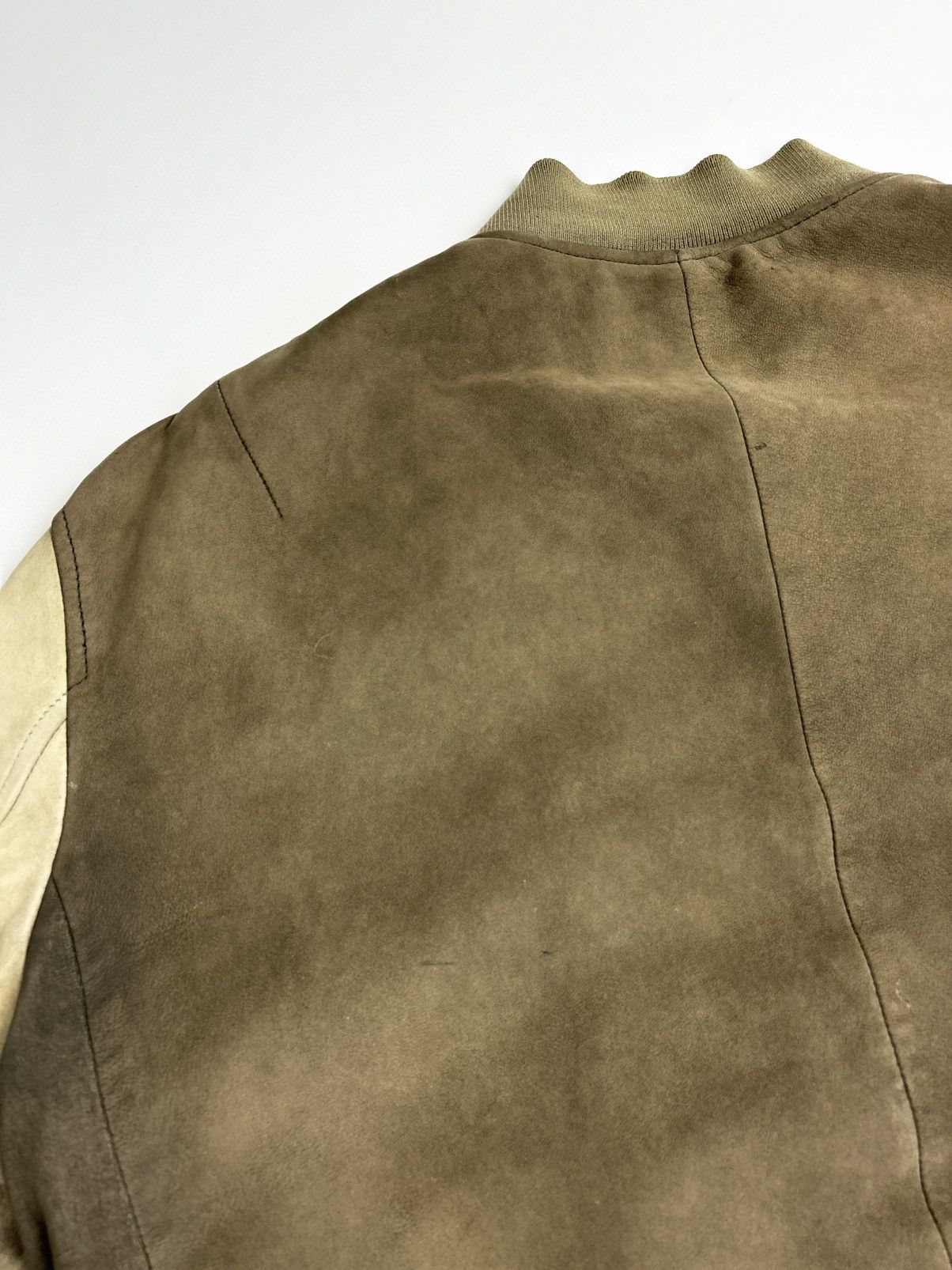 Allsaints Vintage AllSaints Leather Bomber Jacket Double Colour y2k Size US M / EU 48-50 / 2 - 11 Thumbnail