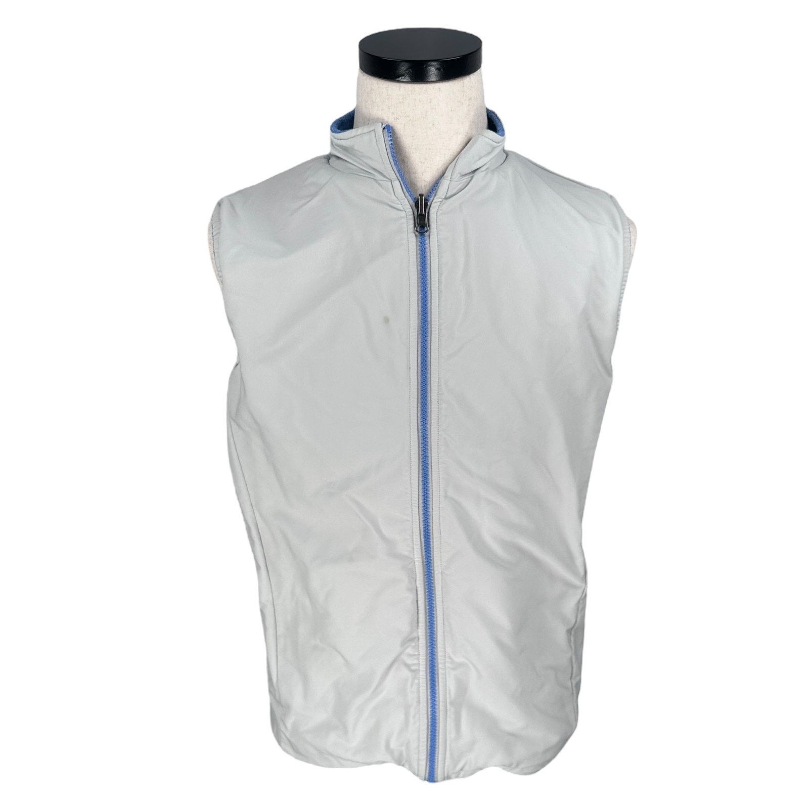 Peter Millar Peter Millar Crown Sport Fleece Vest Men's Small Blue Gray Size US S / EU 44-46 / 1 - 4 Thumbnail