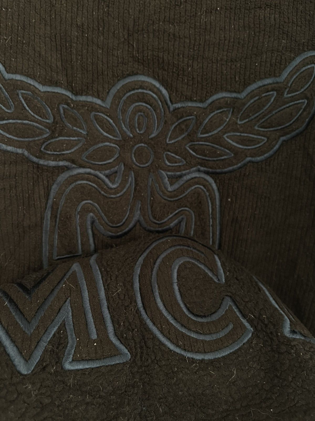 MCM MCM O.T.C Big Logo Fleece Full Zipper Jacket Size US L / EU 52-54 / 3 - 5 Thumbnail