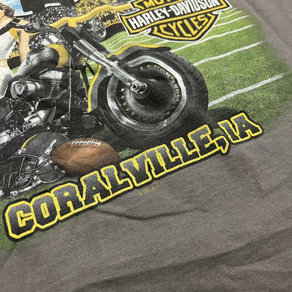 Harley Davidson Vintage Harley Davidson Motorcycle Biker T shirt Hawkeye Size US XXL / EU 58 / 5 - 4 Thumbnail