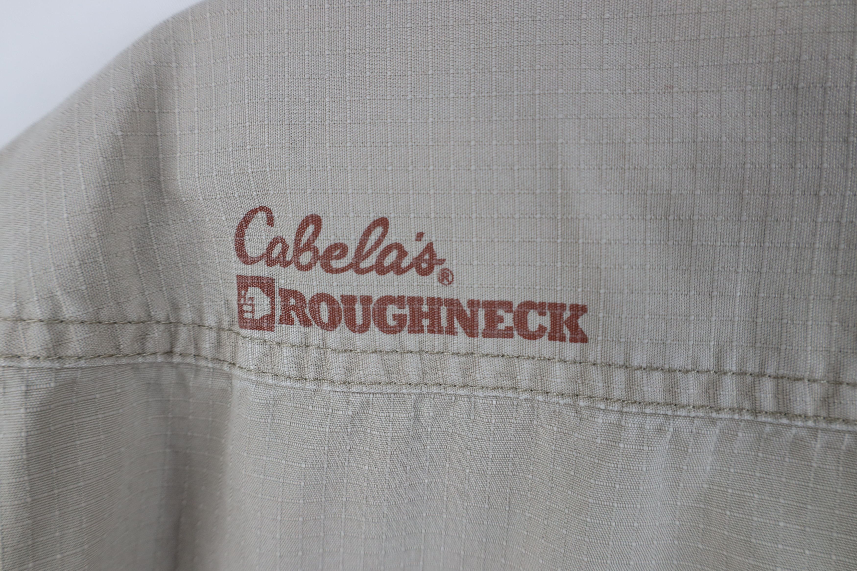 Cabelas Vintage Cabelas Ripstop Safari Bush Button Shirt Beige Size US M / EU 48-50 / 2 - 11 Thumbnail