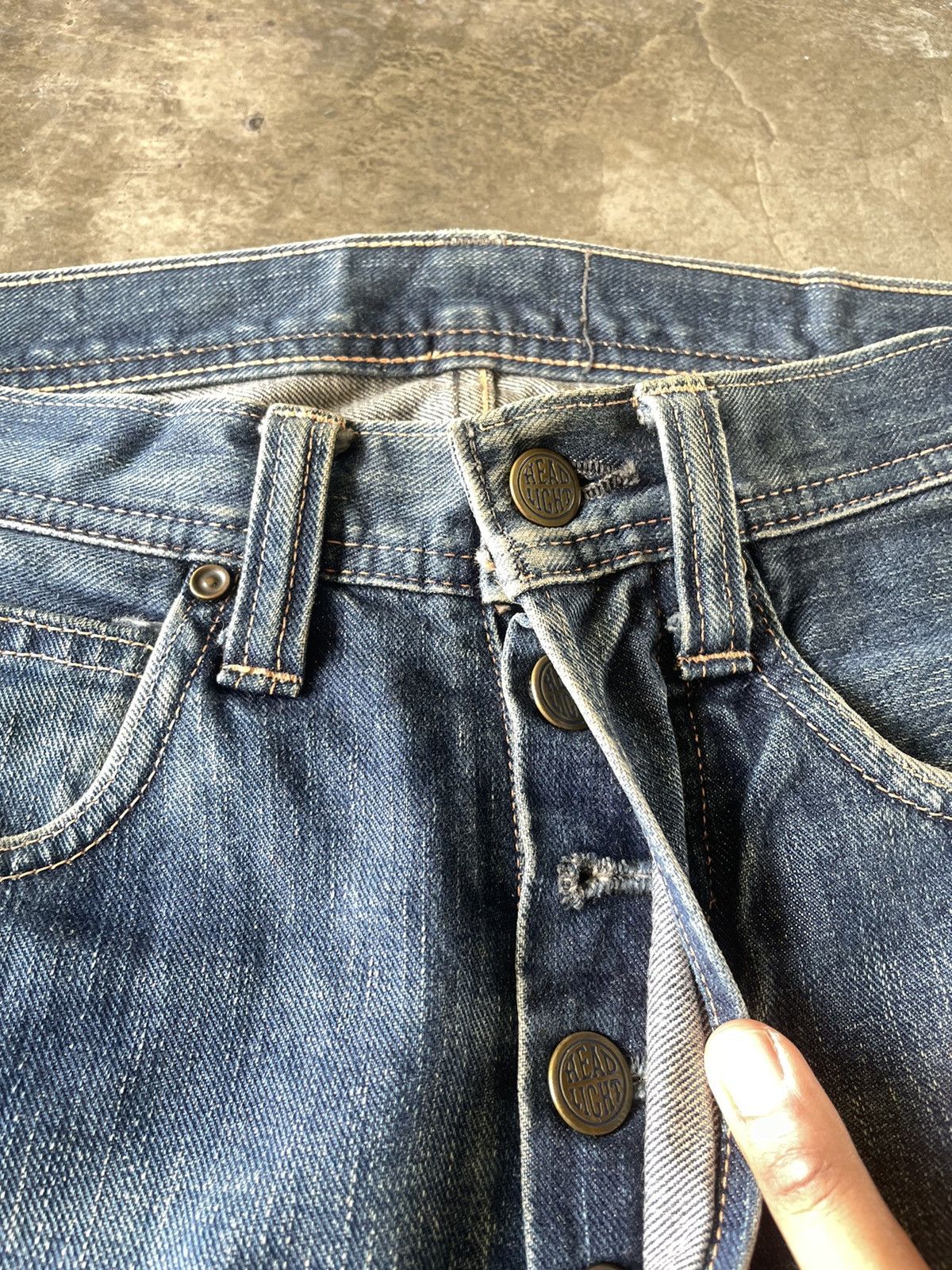 Levi's Vintage Clothing Vintage Head Light Railways Brand Selvedge Denim Size US 30 / EU 46 - 5 Thumbnail