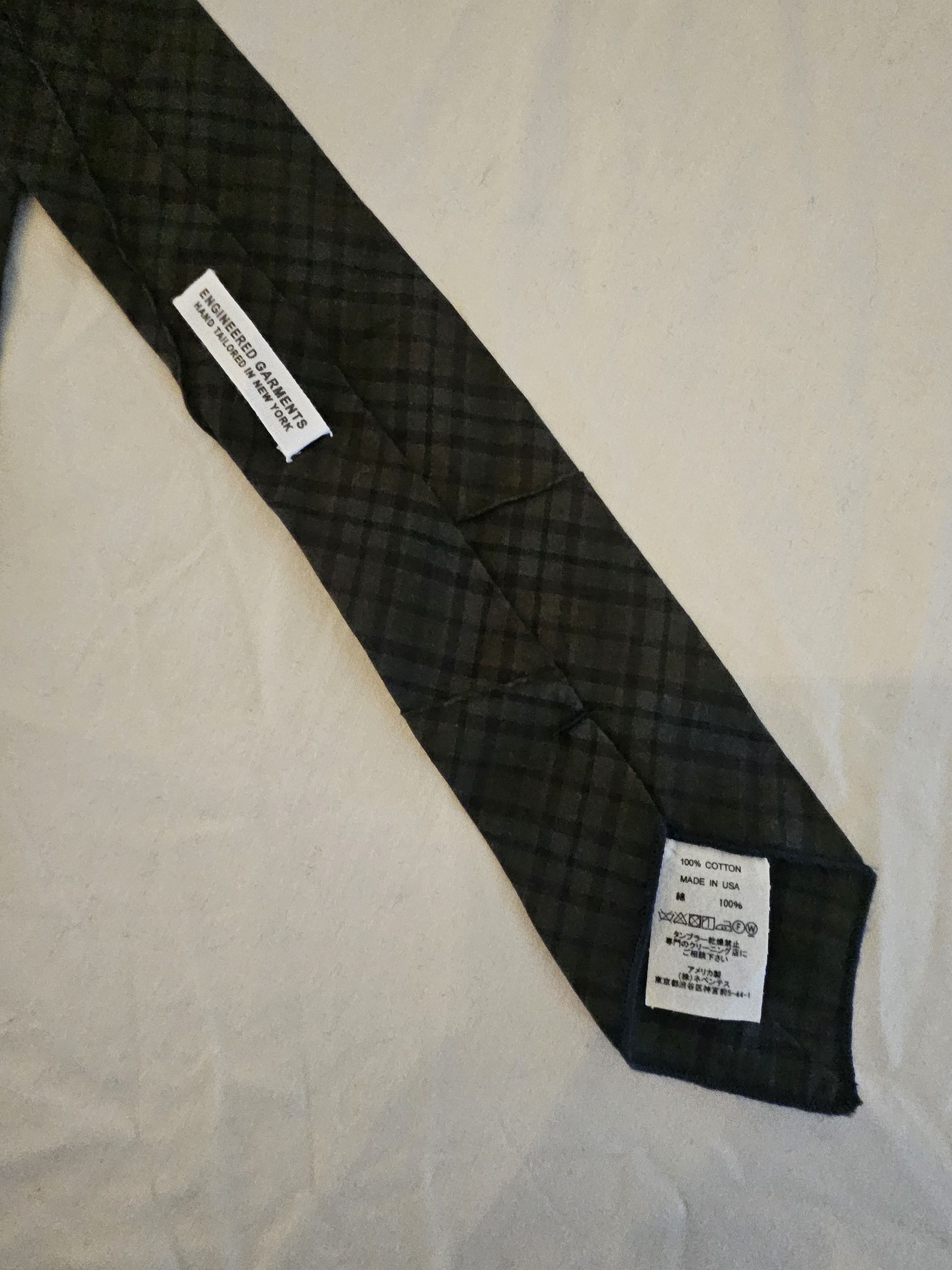Engineered Garments Engineered Garments Plaid Tie Size ONE SIZE - 3 Thumbnail