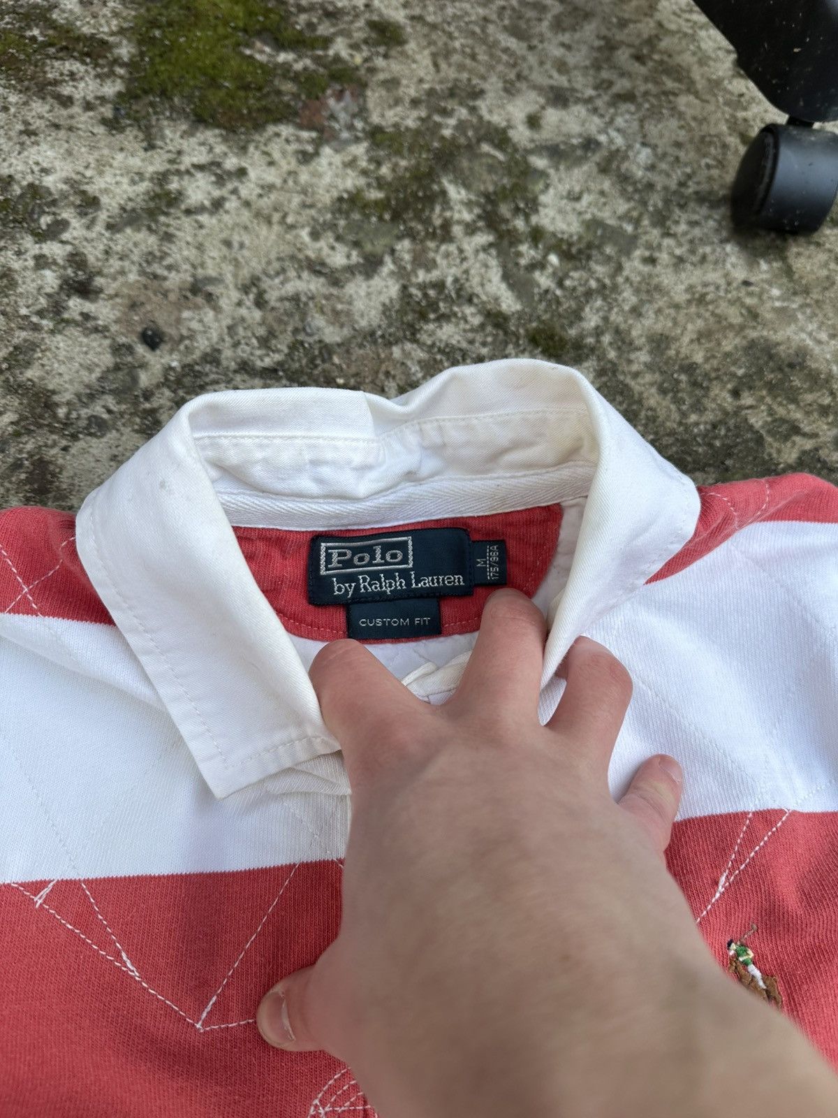 Polo Ralph Lauren × Vintage Vintage Y2K Polo Ralph Lauren Striped Tee Chief Keef Style Size US M / EU 48-50 / 2 - 3 Thumbnail