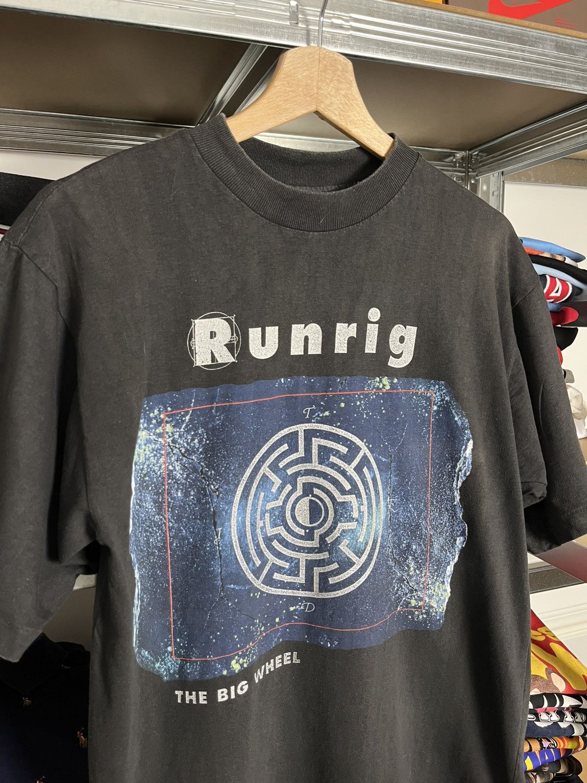 Band Tees × Vintage Vintage Runrig t shirt 1991 Single Stitch Size US M / EU 48-50 / 2 - 3 Thumbnail