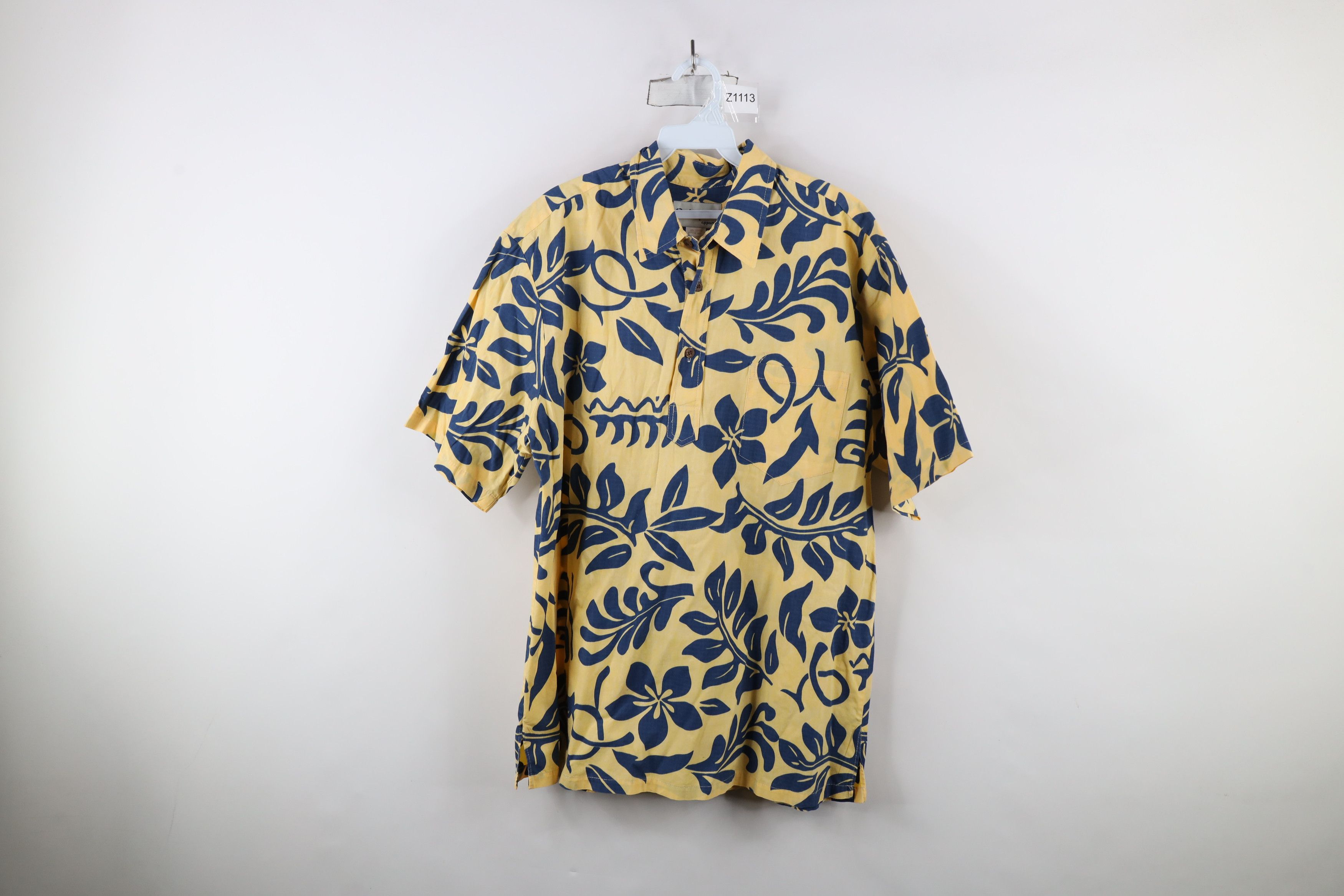 Vintage Vintage 90s Streetwear Pullover Button Down Polo USA Size US XL / EU 56 / 4 - 1 Thumbnail
