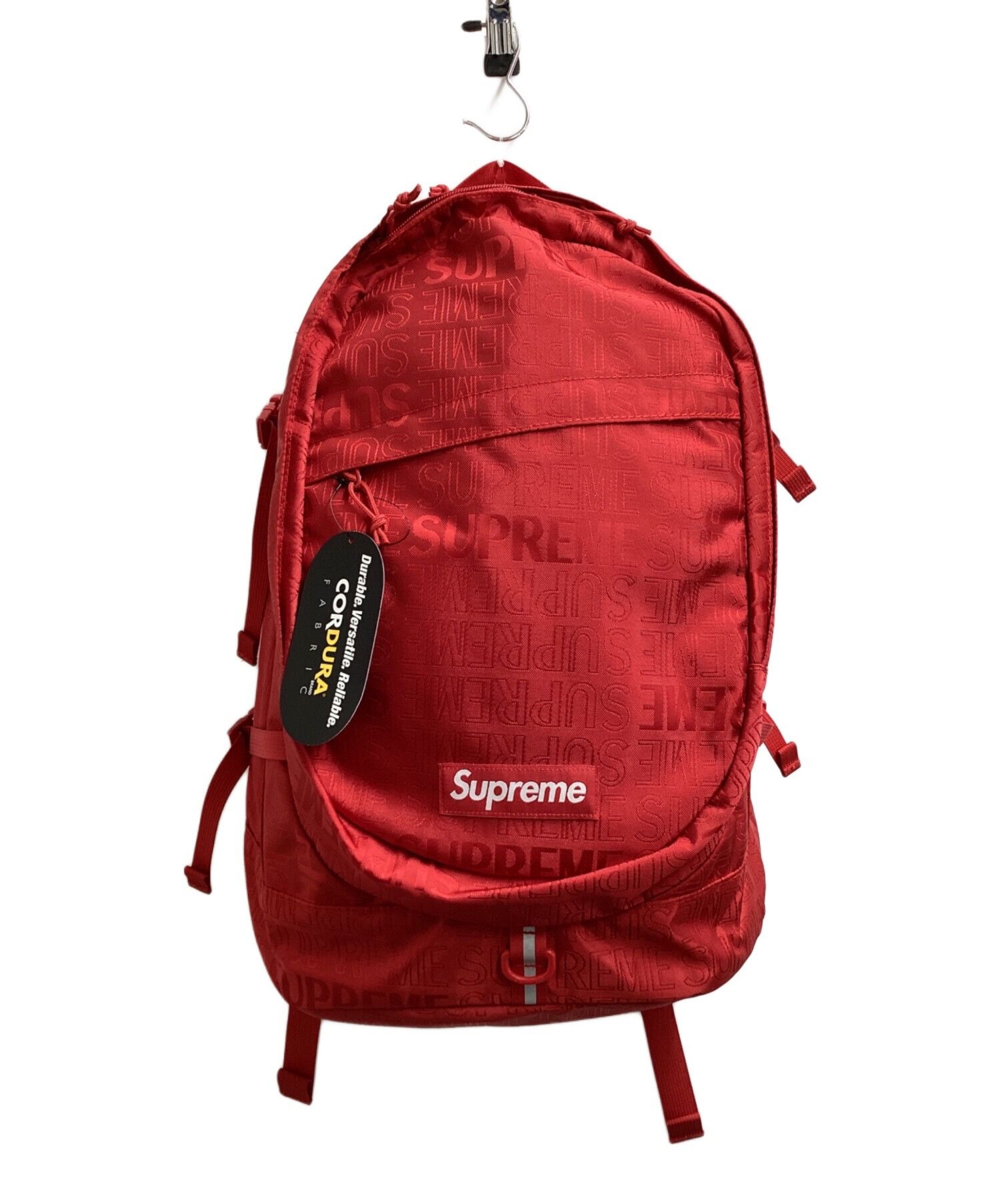 SUPREME 19SS Logo Backpack Red