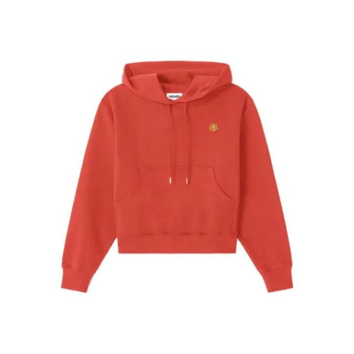Kenzo Kenzo Red Tiger Logo Hoodie -2507 Size XL / US 12-14 / IT 48-50 - 1 Thumbnail