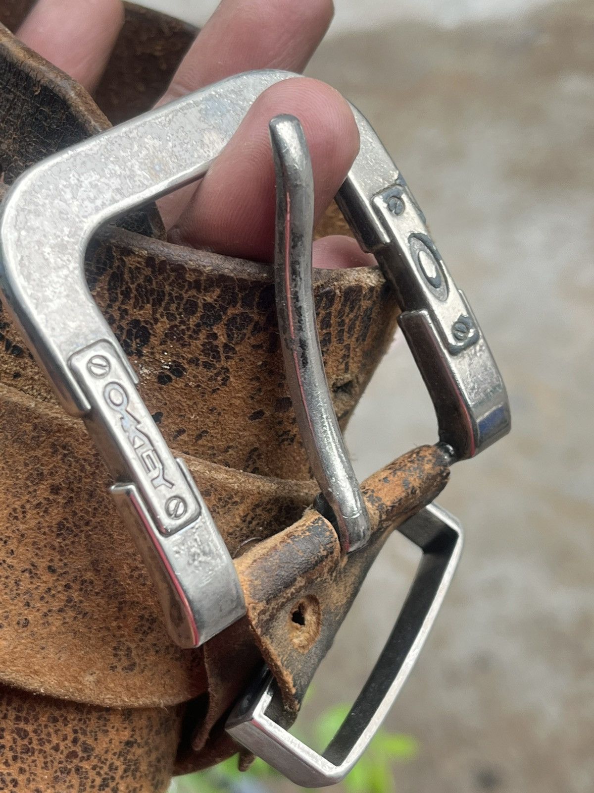 Oakley Fading oakley leather belt Size ONE SIZE - 5 Thumbnail